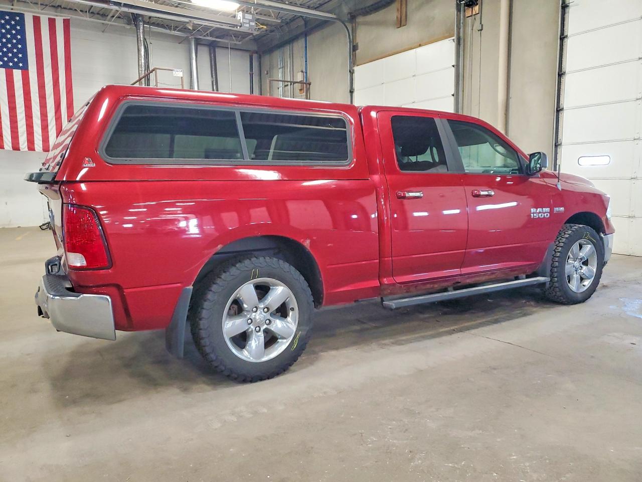 2013 Ram 1500 Slt Red vin: 1C6RR7GT2DS725669