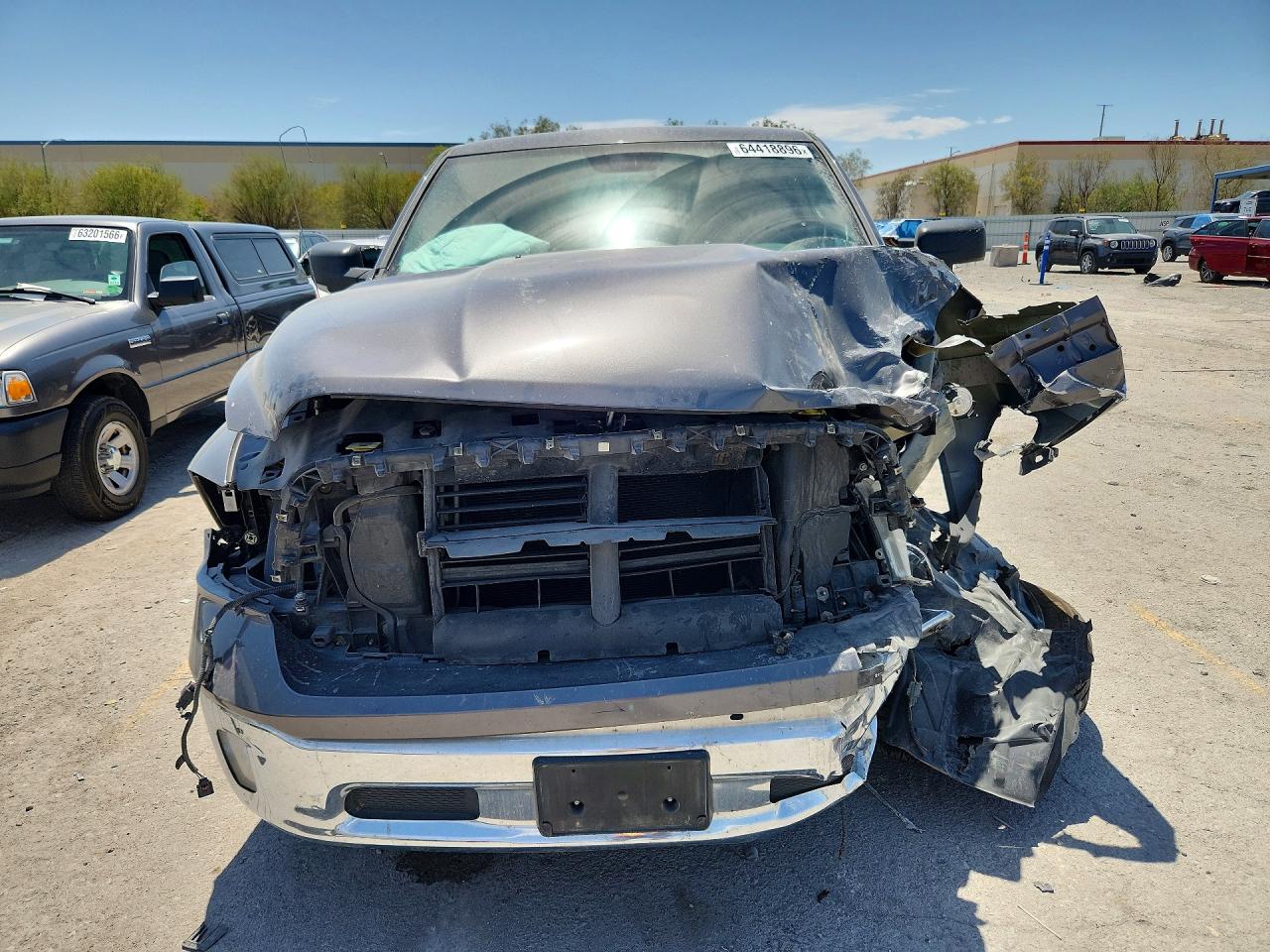 2014 Ram 1500 Slt Gray vin: 1C6RR7GT2ES322552
