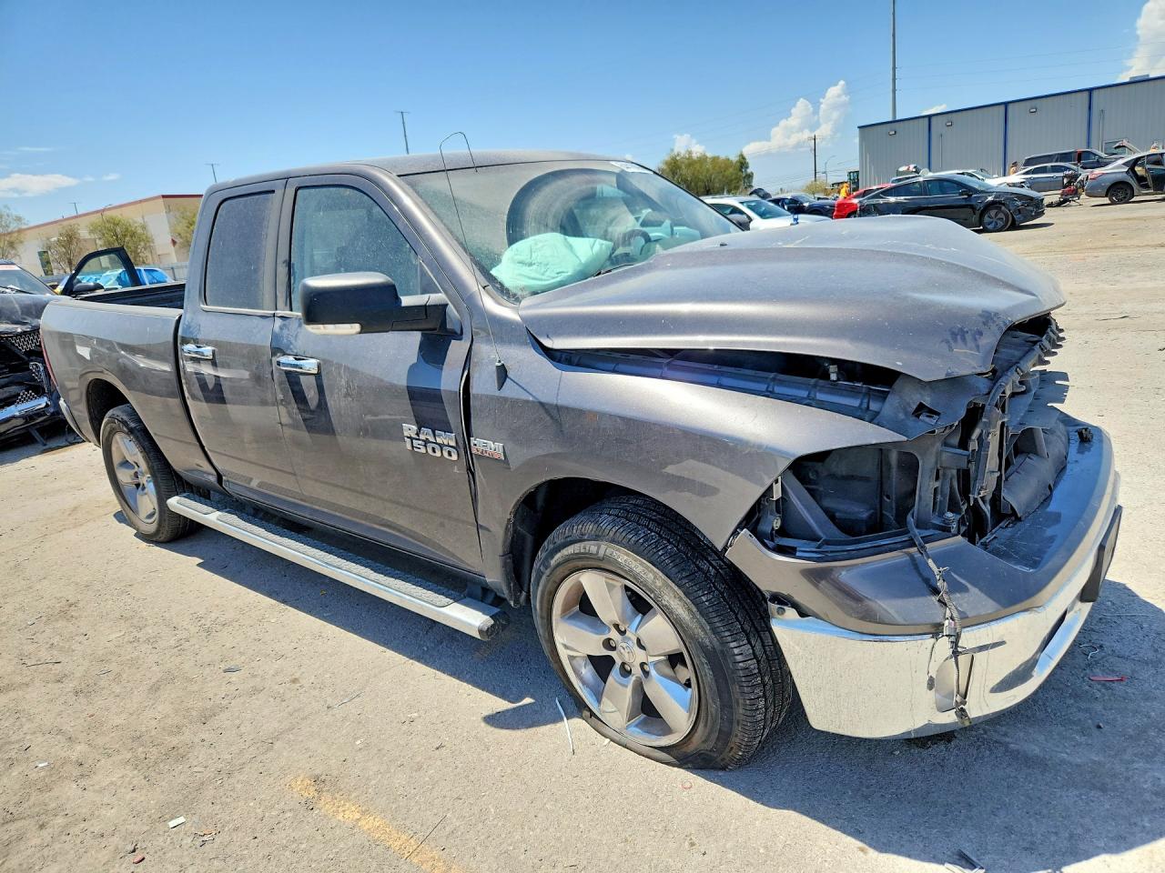 2014 Ram 1500 Slt Gray vin: 1C6RR7GT2ES322552