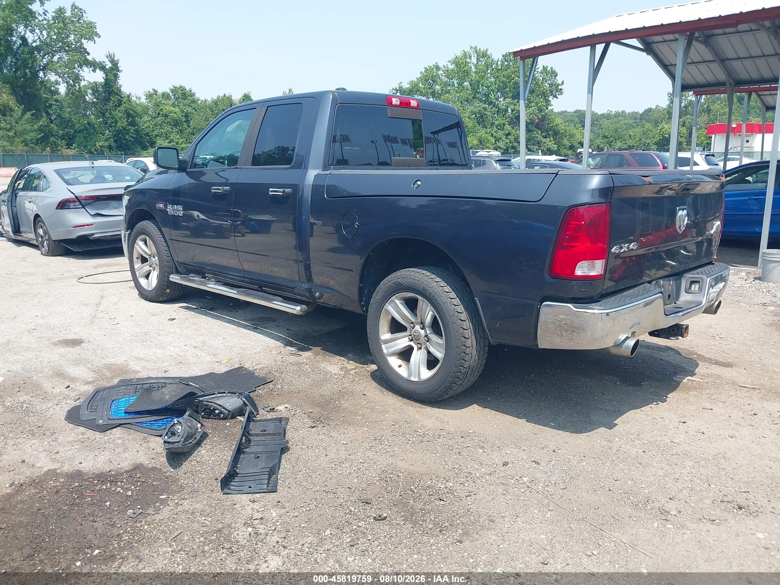 2014 Ram 1500 Big Horn Gray vin: 1C6RR7GT2ES386350
