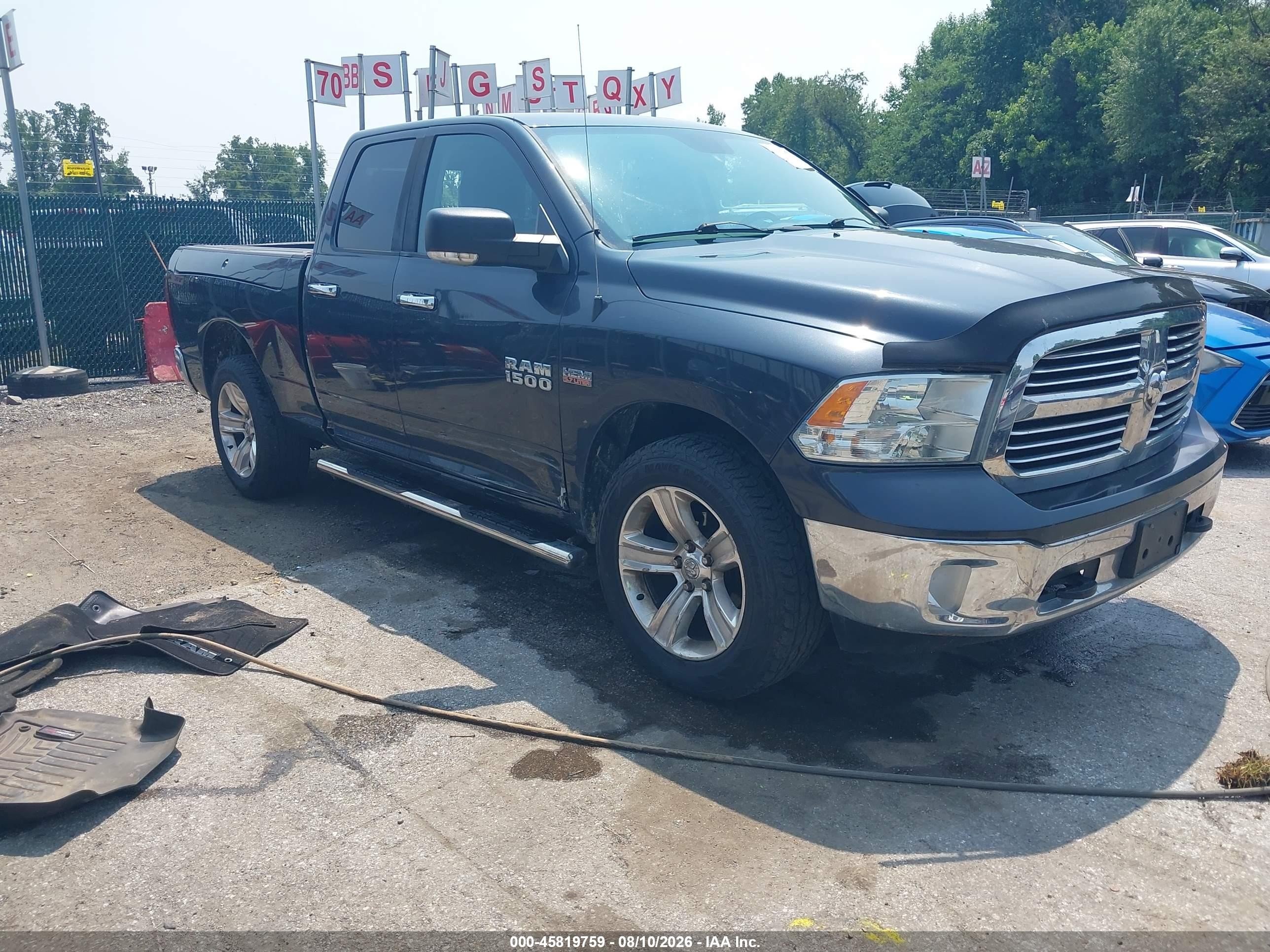 2014 Ram 1500 Big Horn Gray vin: 1C6RR7GT2ES386350