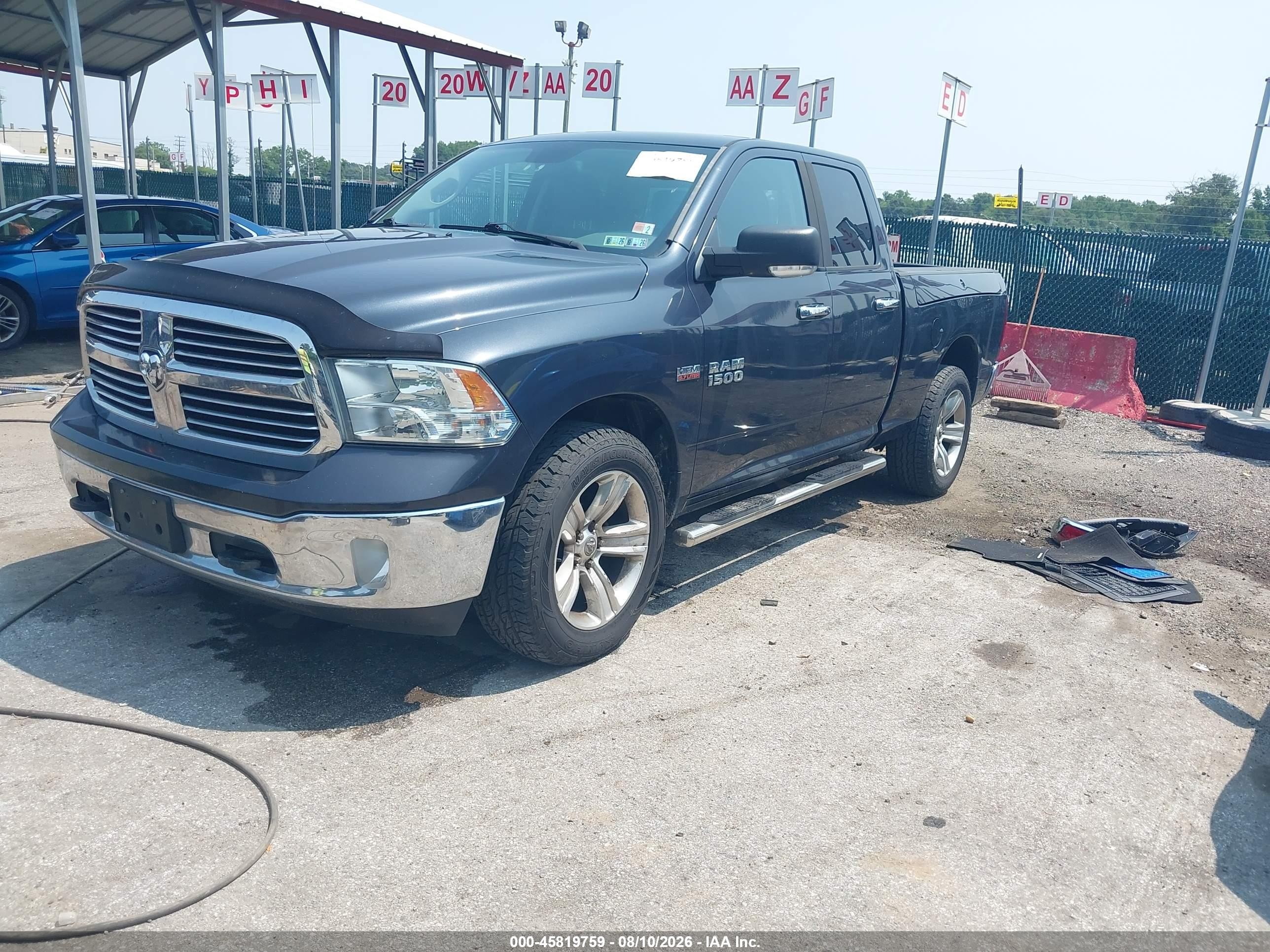 2014 Ram 1500 Big Horn Gray vin: 1C6RR7GT2ES386350