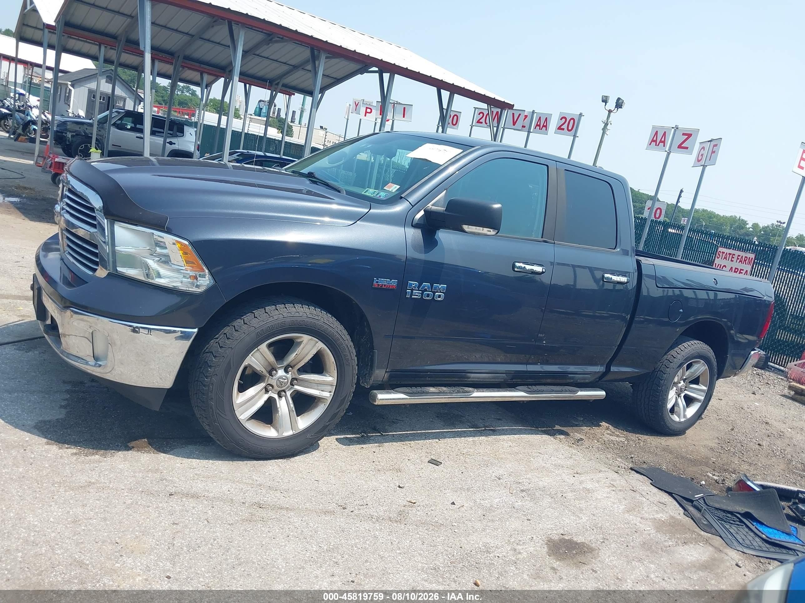 2014 Ram 1500 Big Horn Gray vin: 1C6RR7GT2ES386350