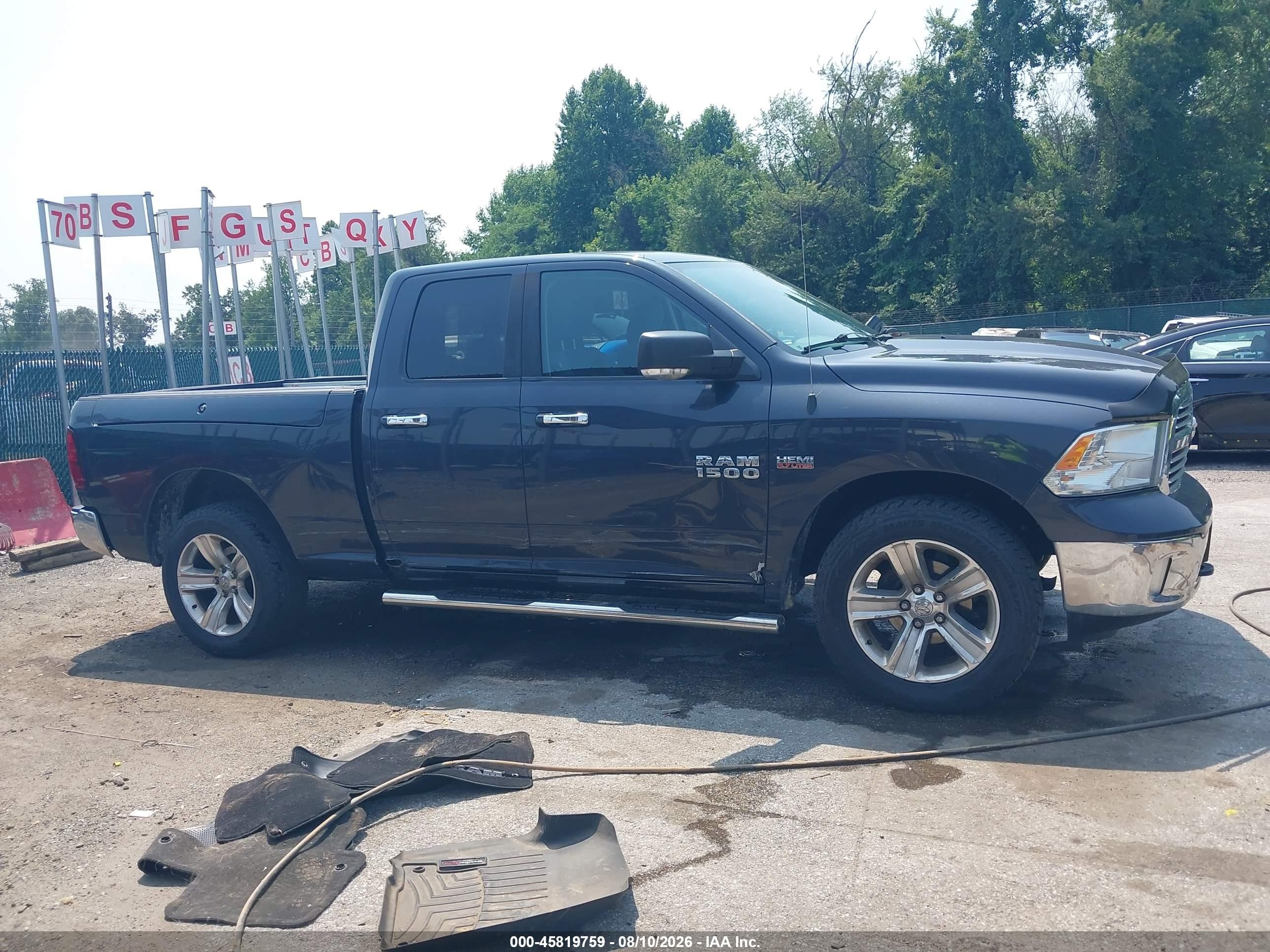 2014 Ram 1500 Big Horn Gray vin: 1C6RR7GT2ES386350