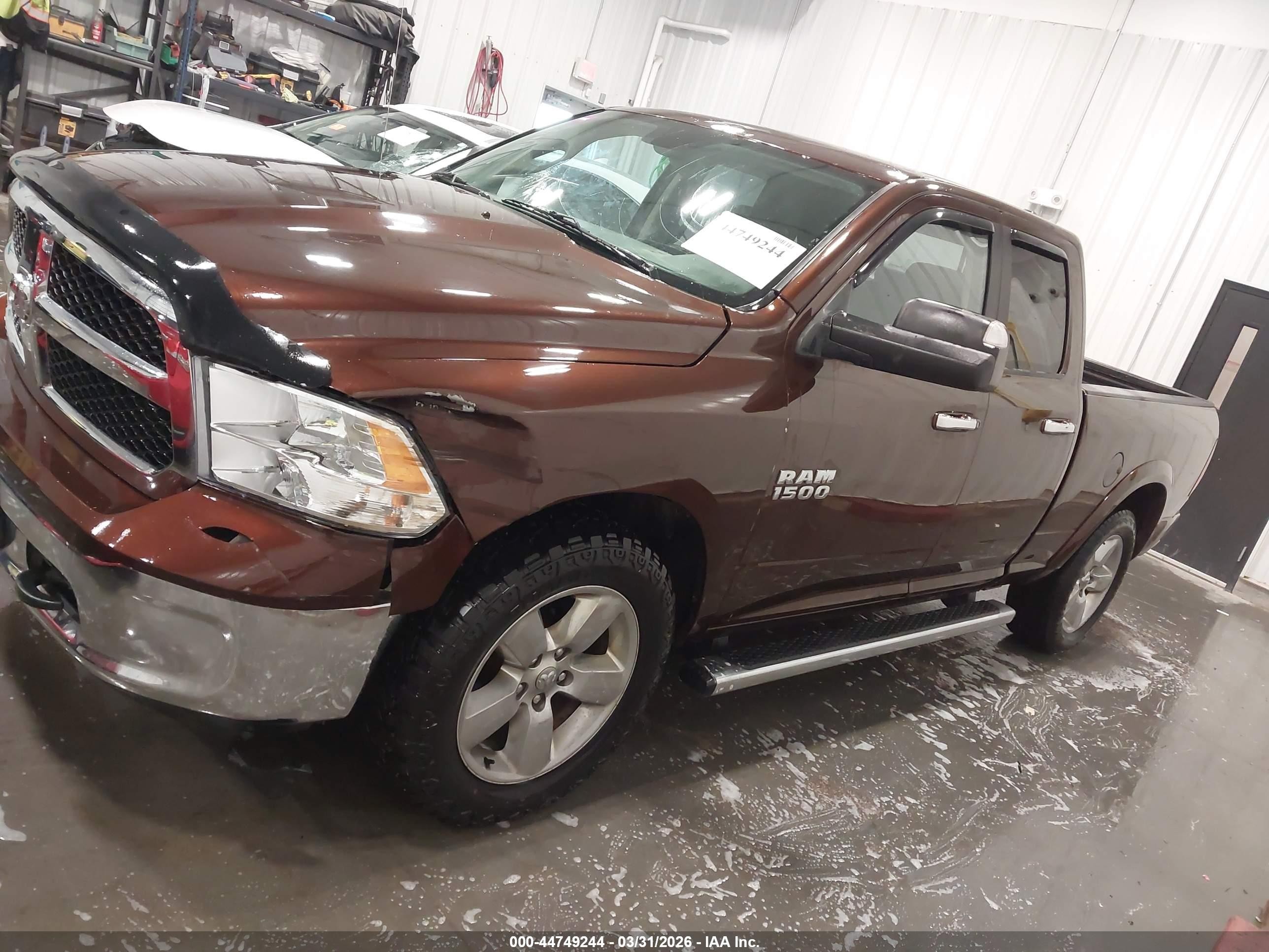 2015 Ram 1500 Slt Dark Brown vin: 1C6RR7GT2FS577042