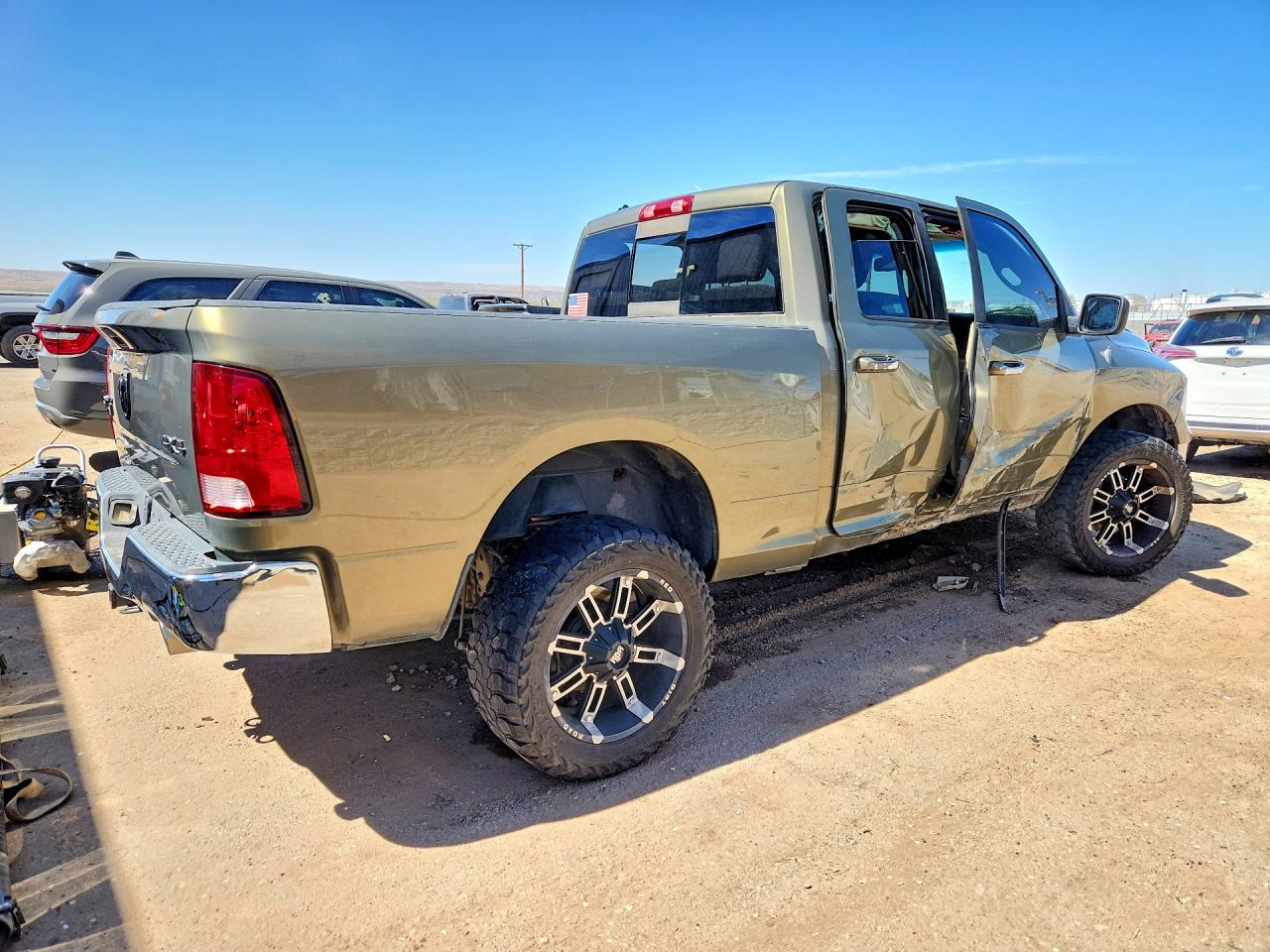 2013 Ram 1500 Slt Green vin: 1C6RR7GT3DS567326