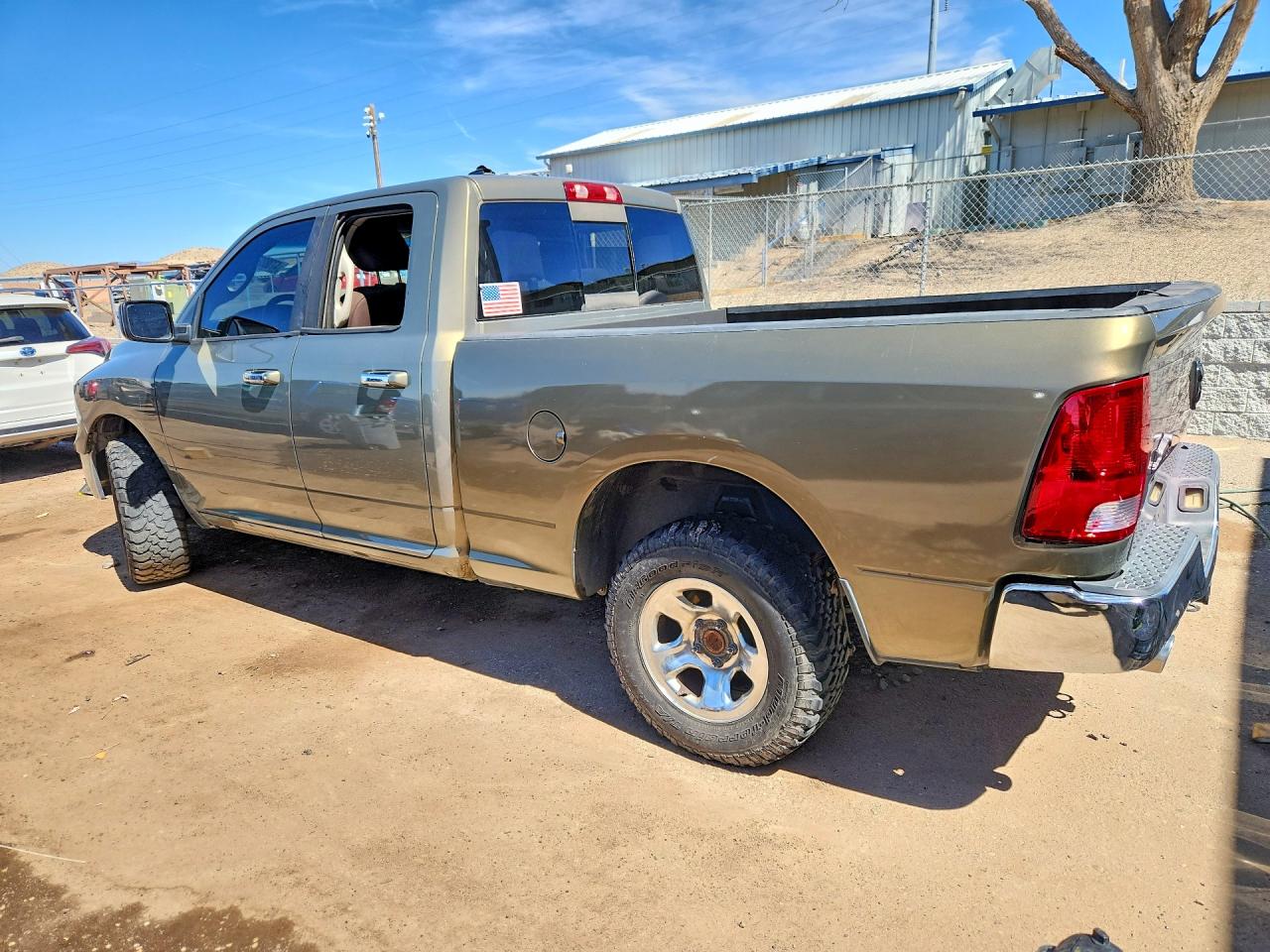2013 Ram 1500 Slt Green vin: 1C6RR7GT3DS567326
