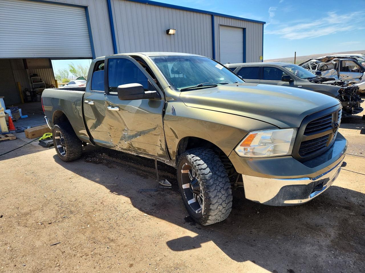 2013 Ram 1500 Slt Green vin: 1C6RR7GT3DS567326