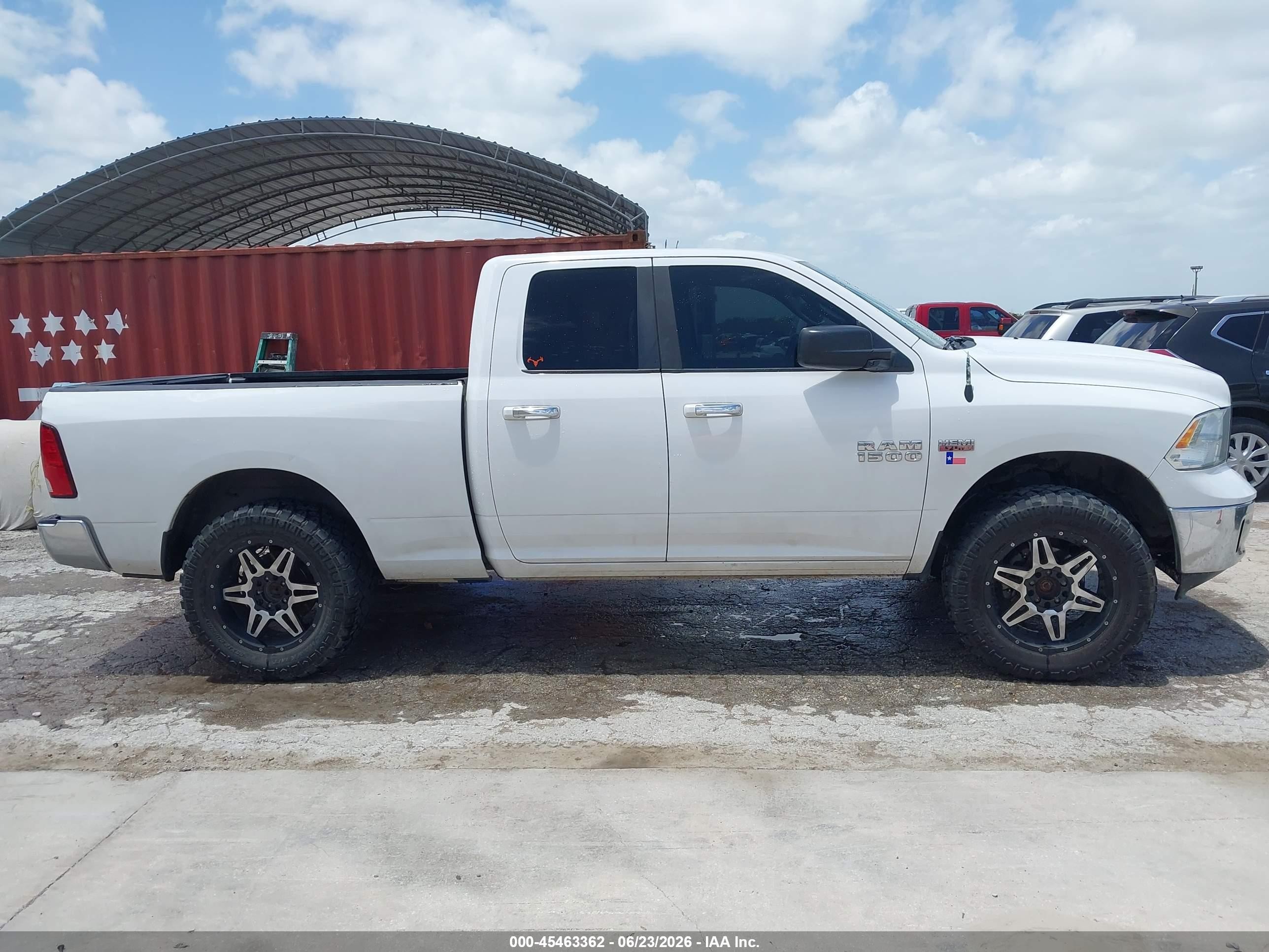 2014 Ram 1500 Big Horn White vin: 1C6RR7GT3ES223982