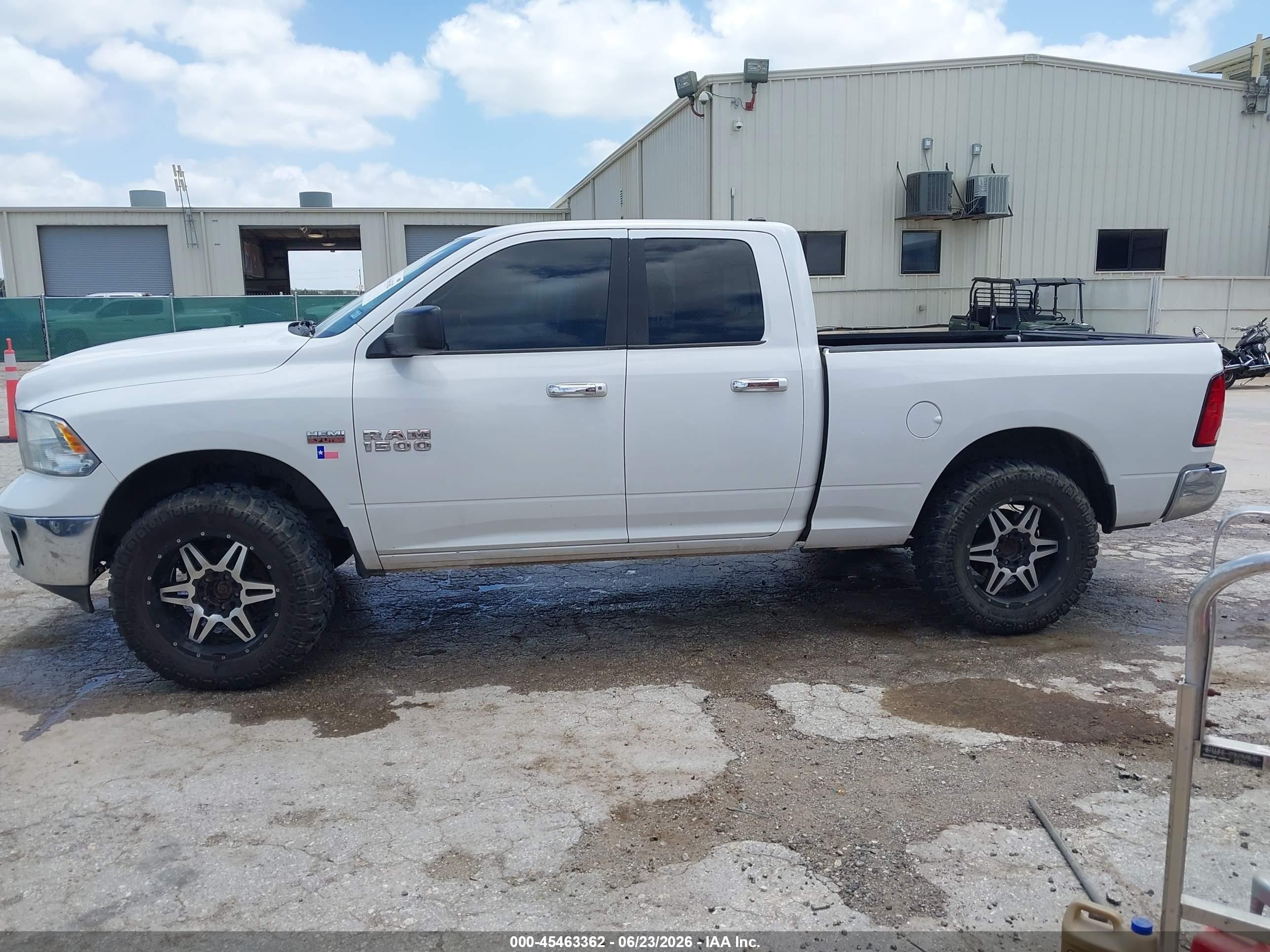 2014 Ram 1500 Big Horn White vin: 1C6RR7GT3ES223982