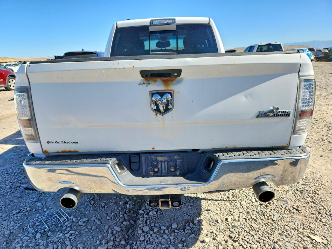 2014 Ram 1500 Slt White vin: 1C6RR7GT3ES323306