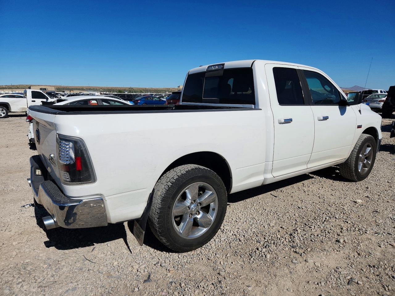 2014 Ram 1500 Slt White vin: 1C6RR7GT3ES323306