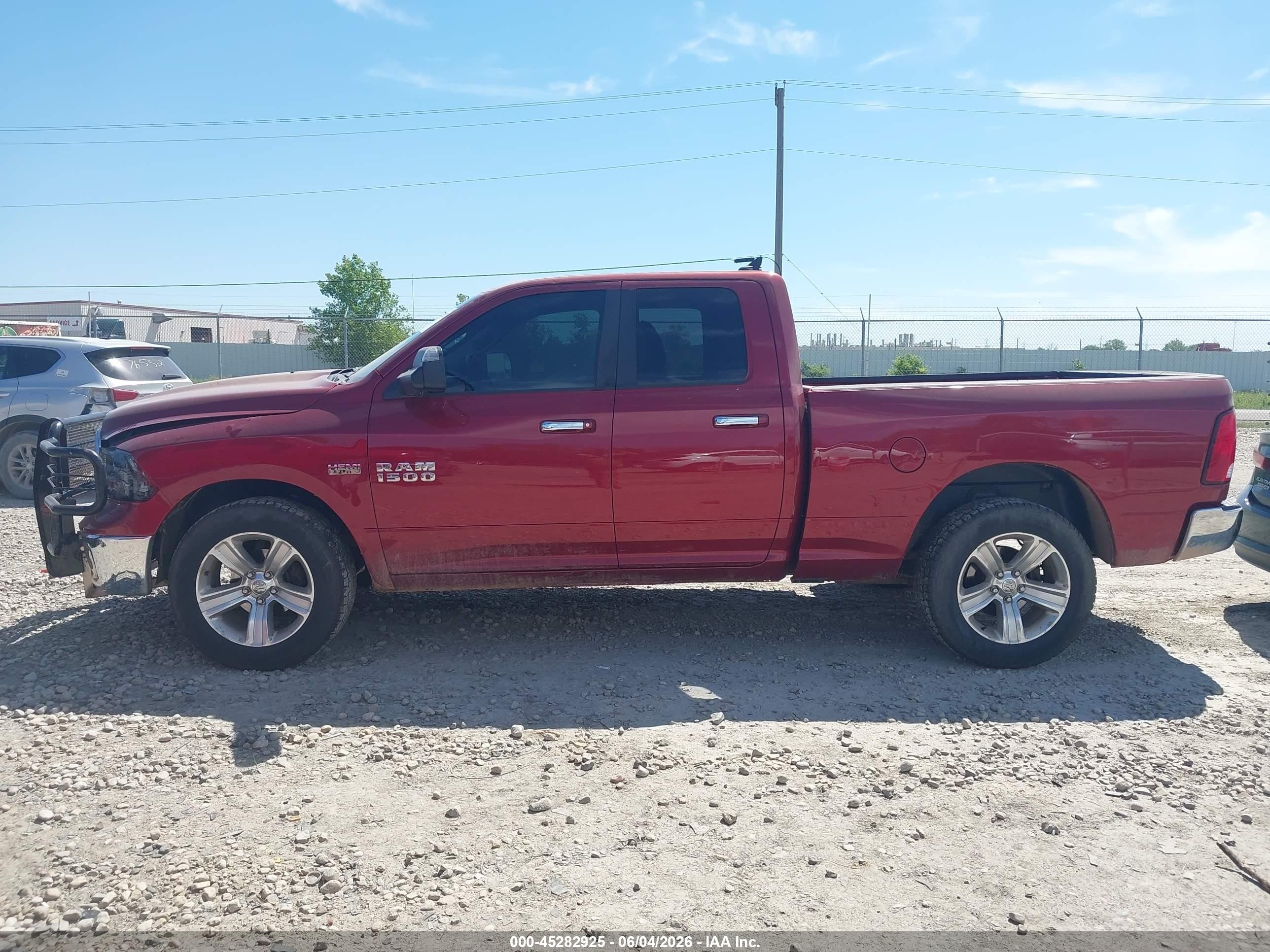 2014 Ram 1500 Big Horn Красный vin: 1C6RR7GT3ES400546