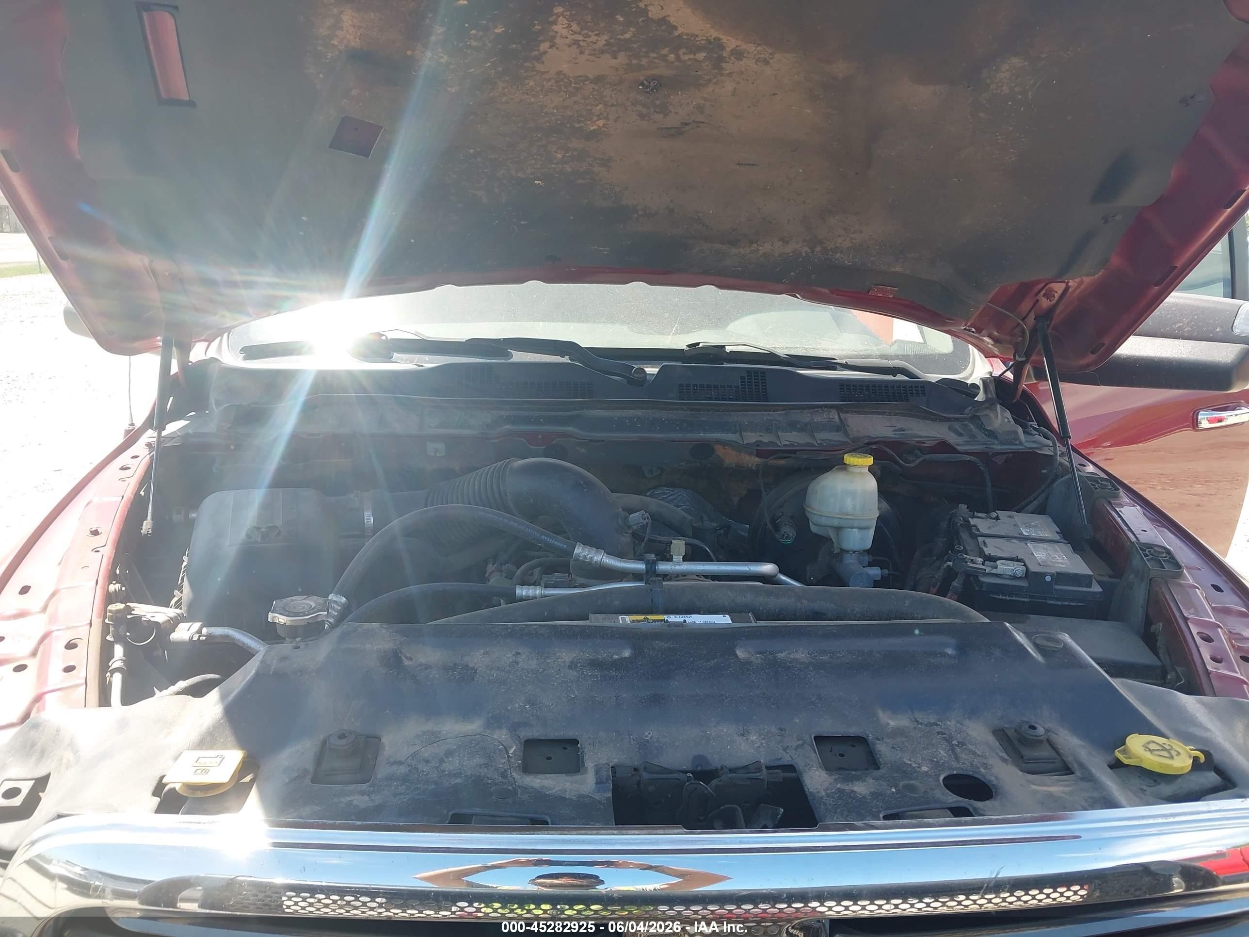2014 Ram 1500 Big Horn Красный vin: 1C6RR7GT3ES400546