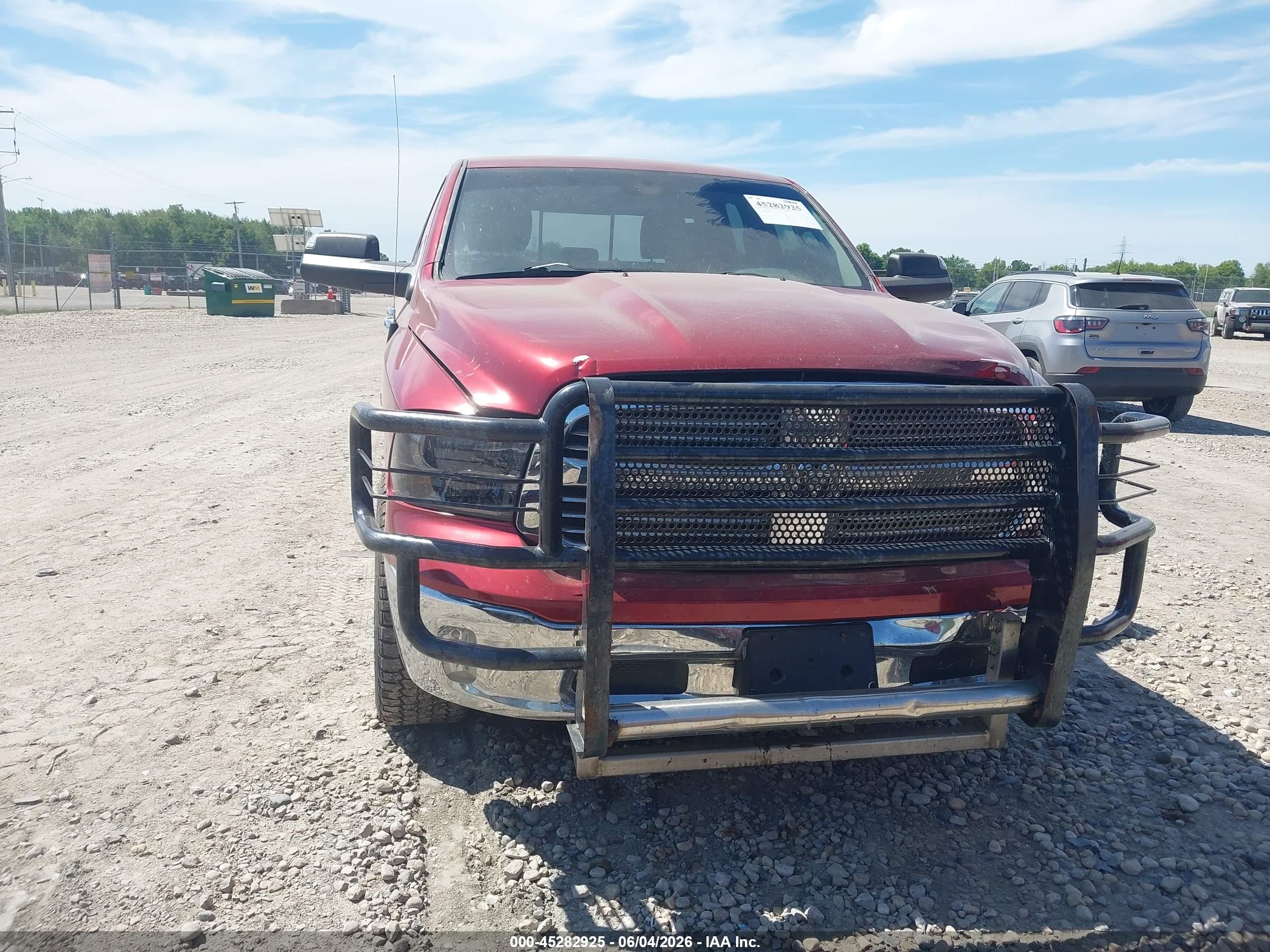 2014 Ram 1500 Big Horn Красный vin: 1C6RR7GT3ES400546