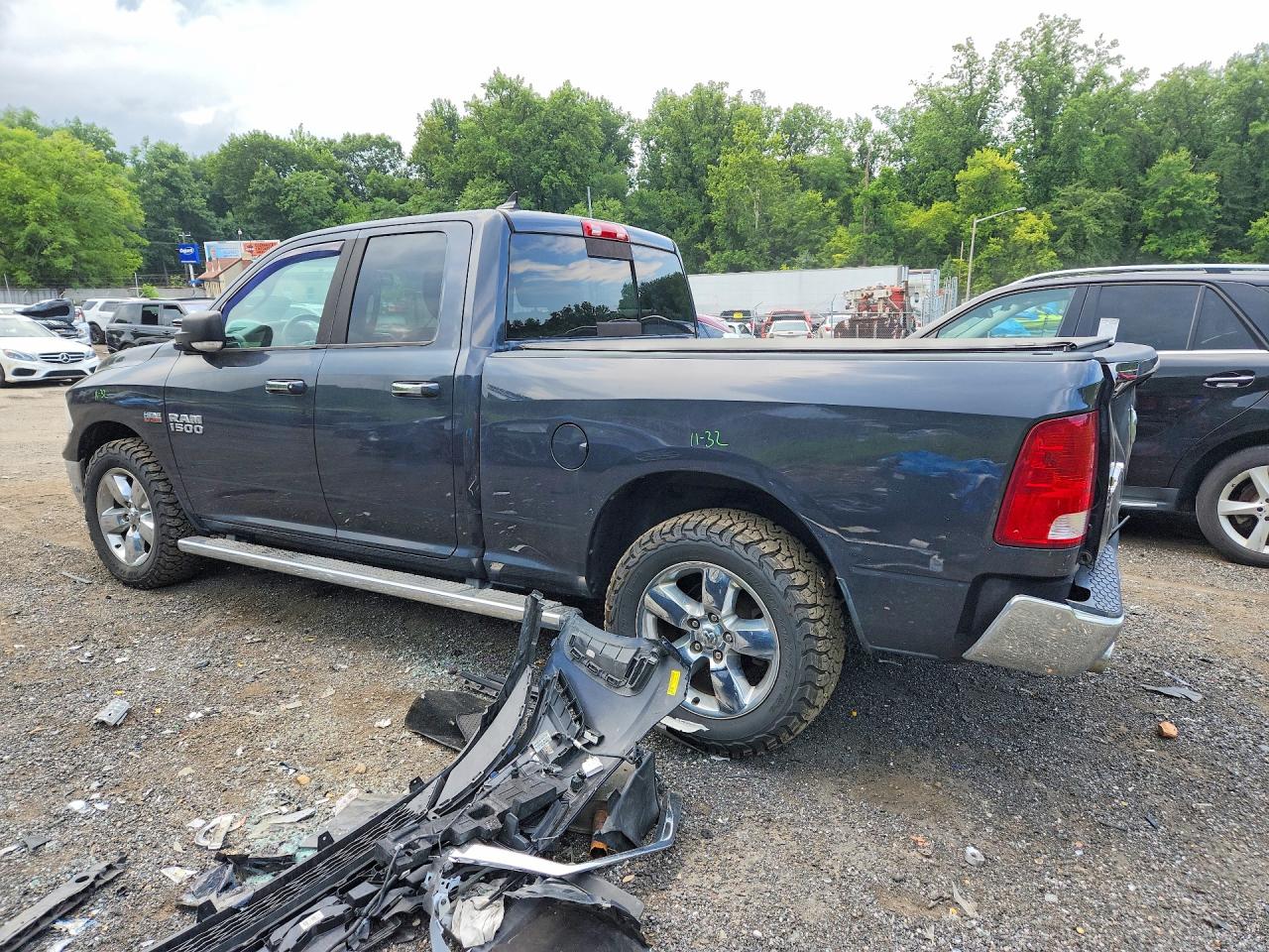 2014 Ram 1500 Slt Black vin: 1C6RR7GT3ES413099