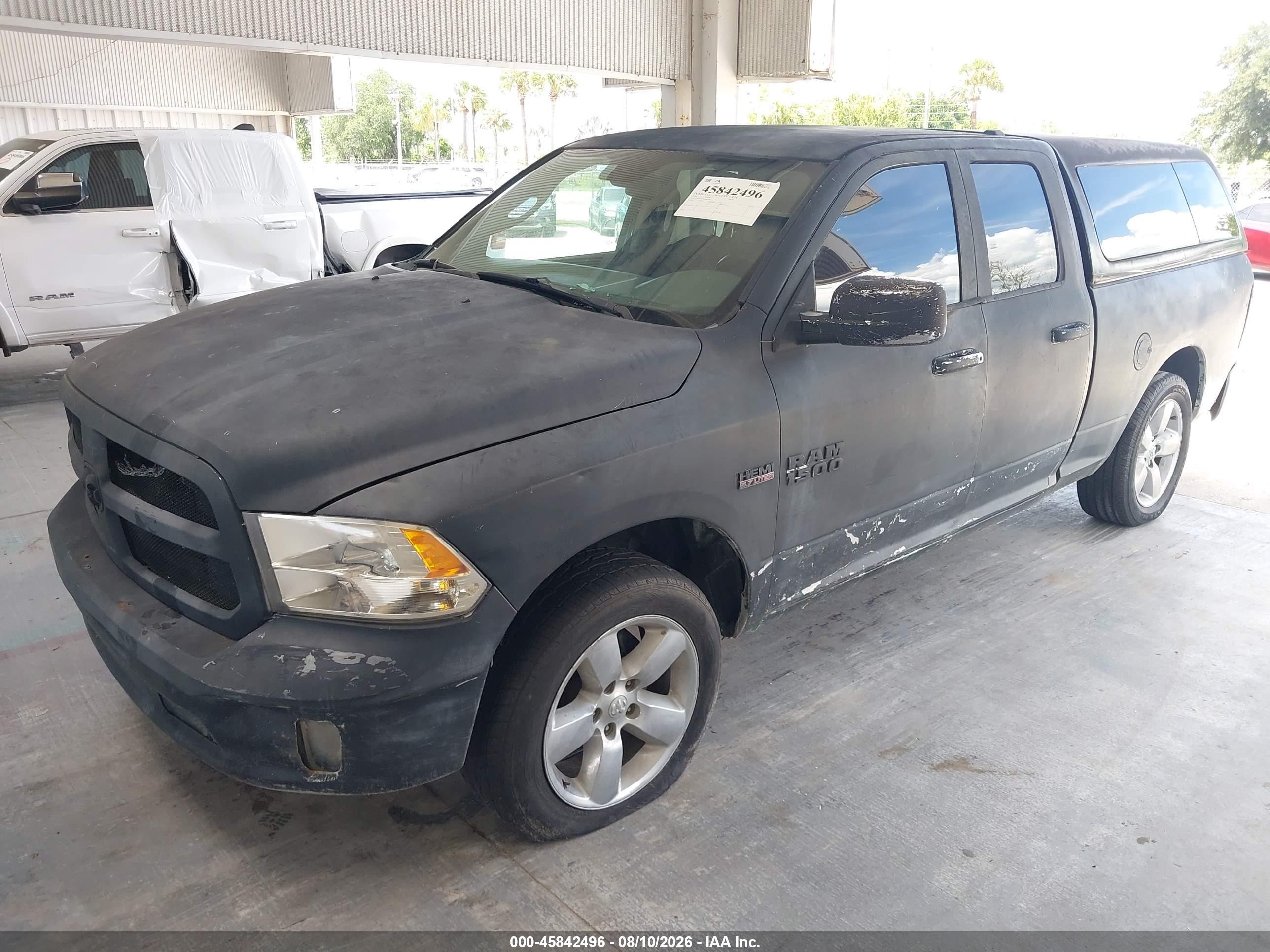 2014 Ram 1500 Big Horn Black vin: 1C6RR7GT3ES479314