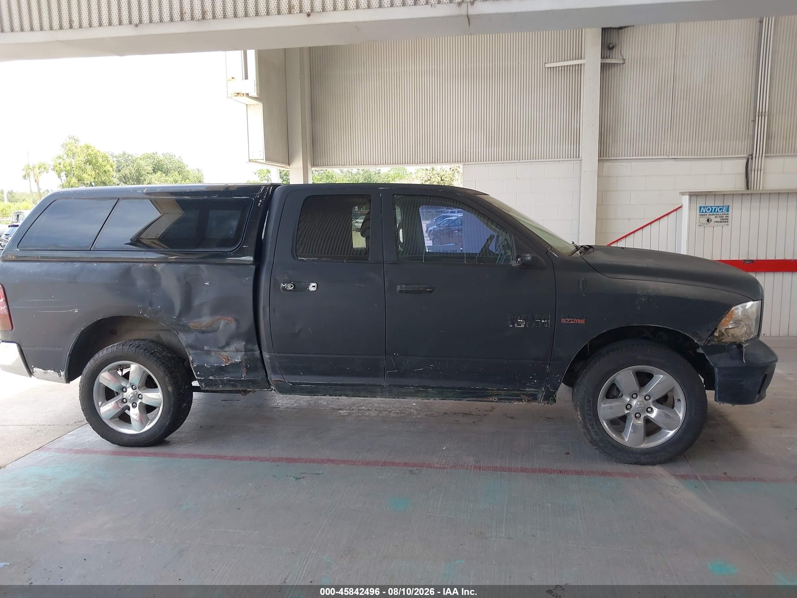 2014 Ram 1500 Big Horn Black vin: 1C6RR7GT3ES479314