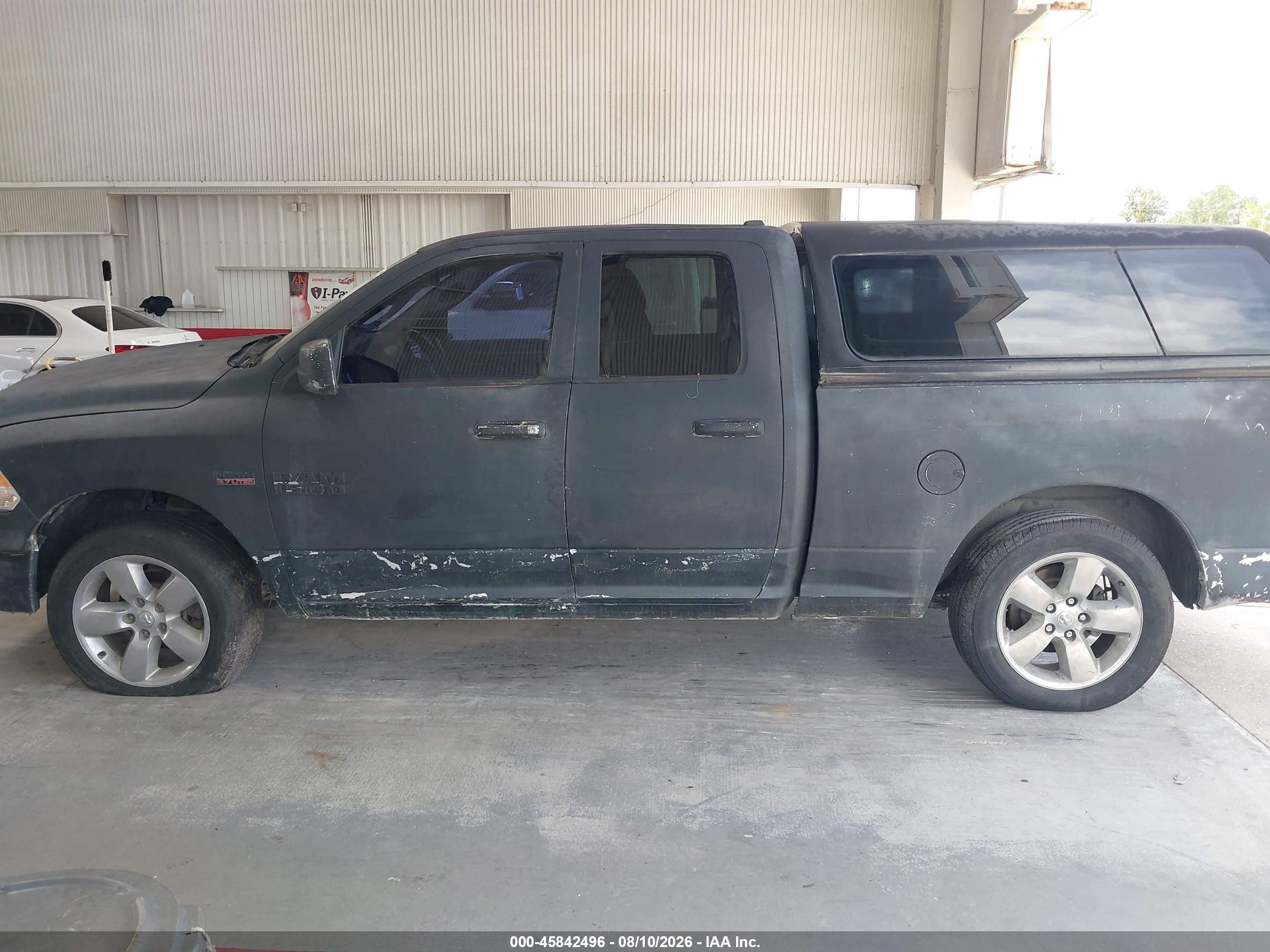 2014 Ram 1500 Big Horn Black vin: 1C6RR7GT3ES479314