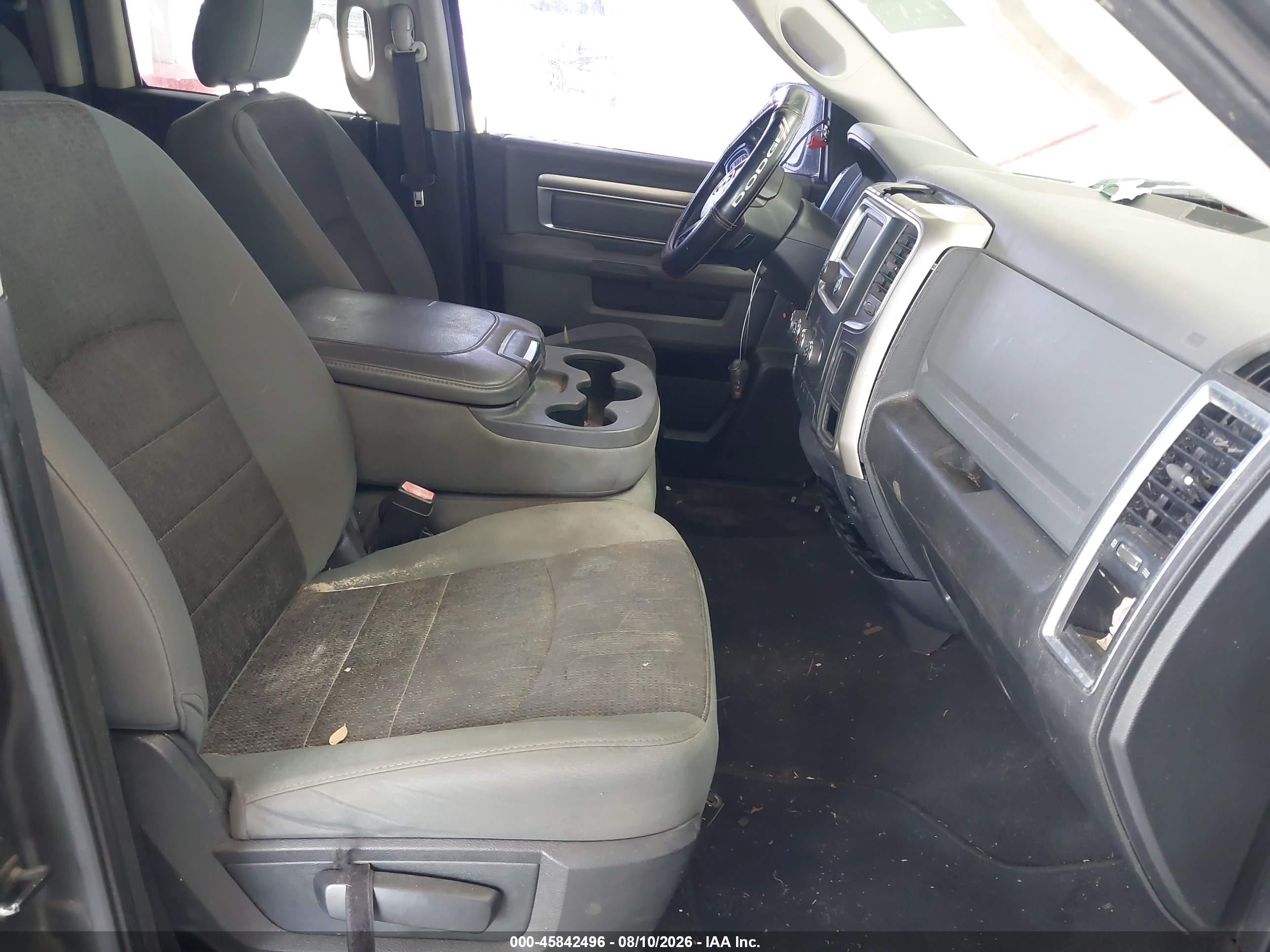 2014 Ram 1500 Big Horn Black vin: 1C6RR7GT3ES479314