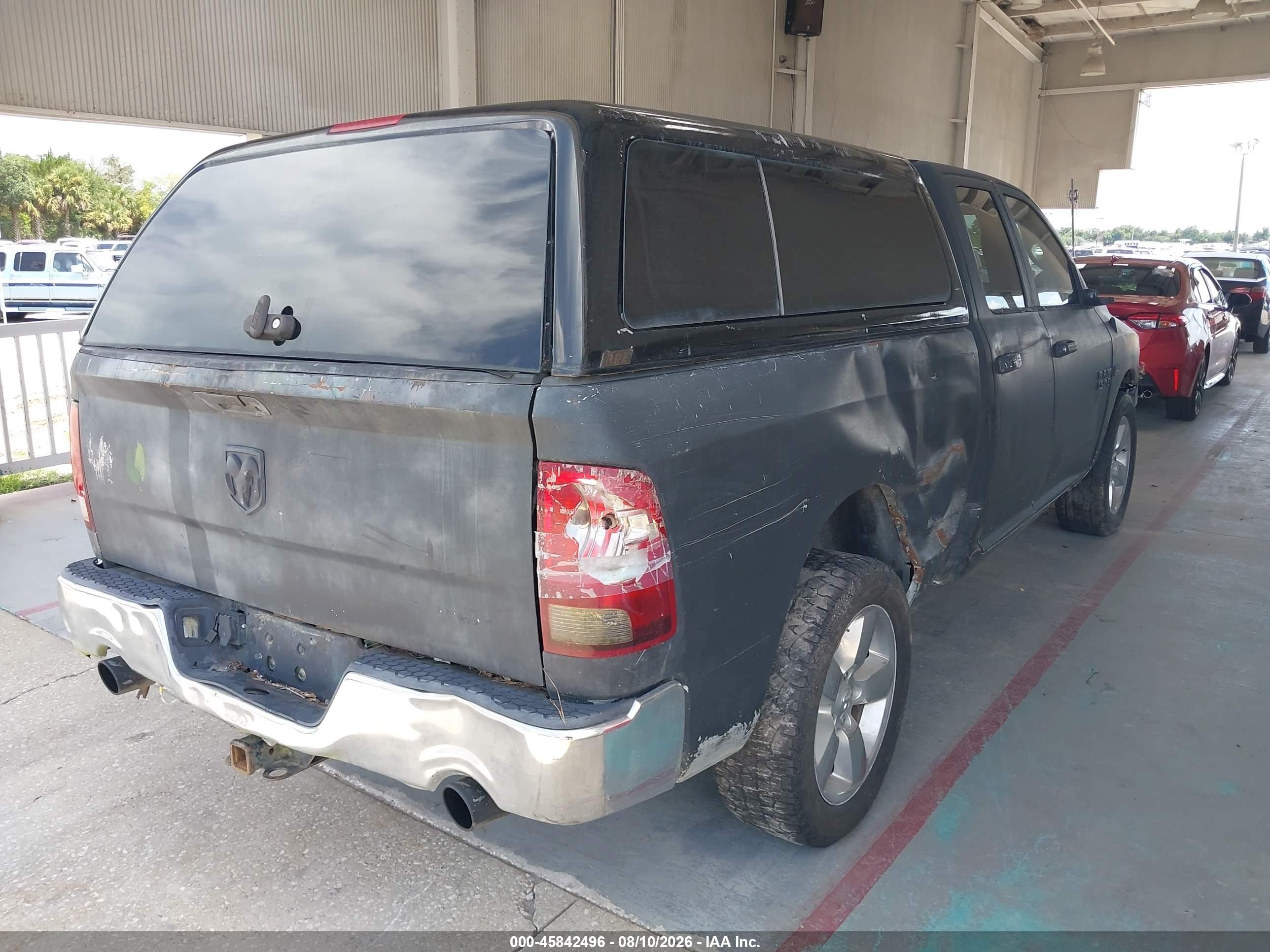 2014 Ram 1500 Big Horn Black vin: 1C6RR7GT3ES479314