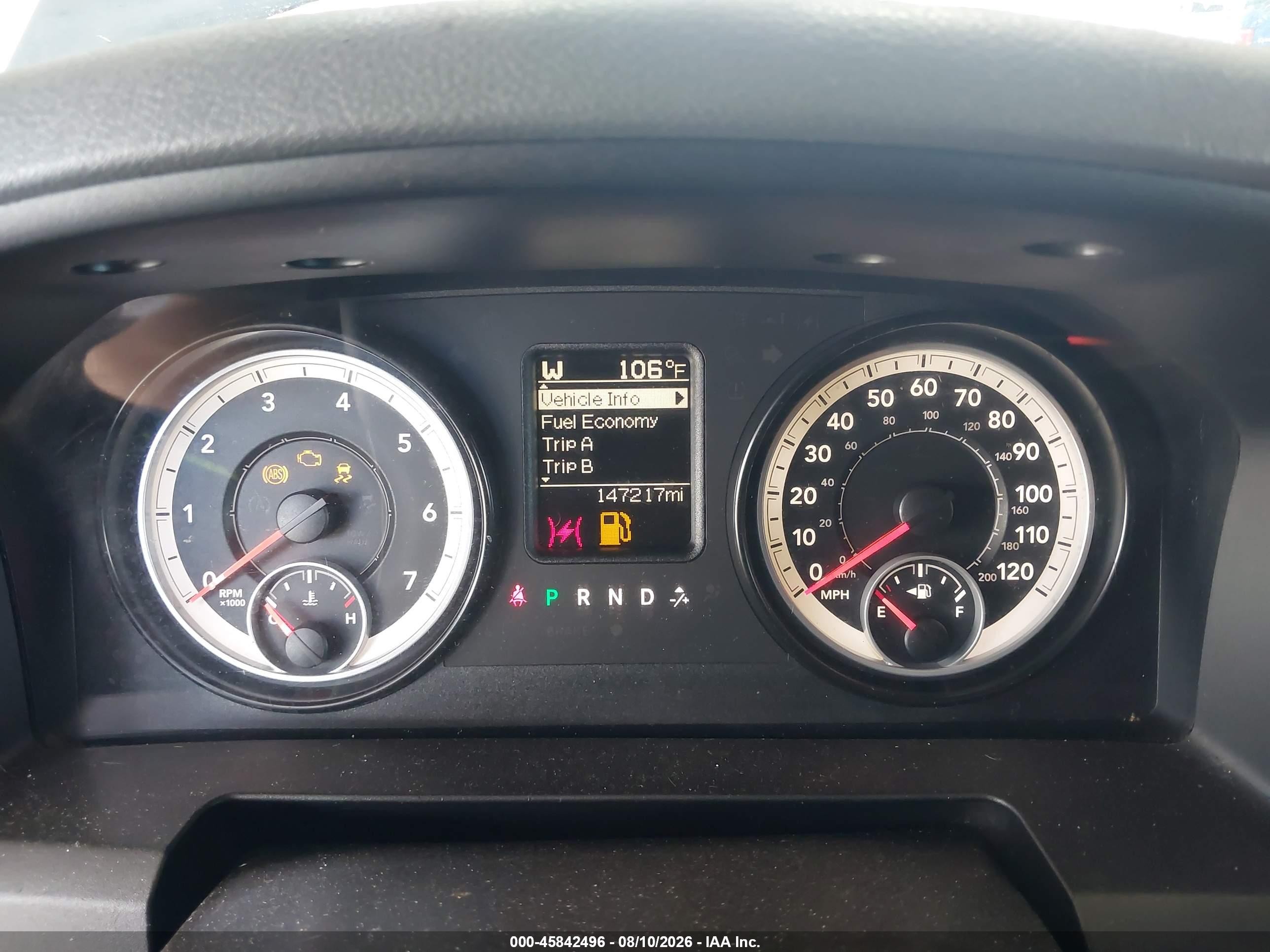 2014 Ram 1500 Big Horn Black vin: 1C6RR7GT3ES479314