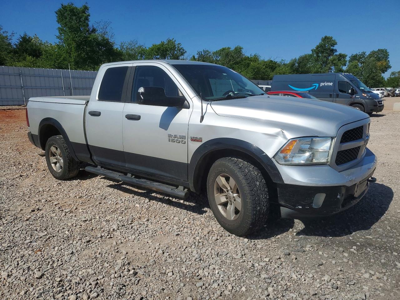 2015 Ram 1500 Slt Silver vin: 1C6RR7GT3FS560203