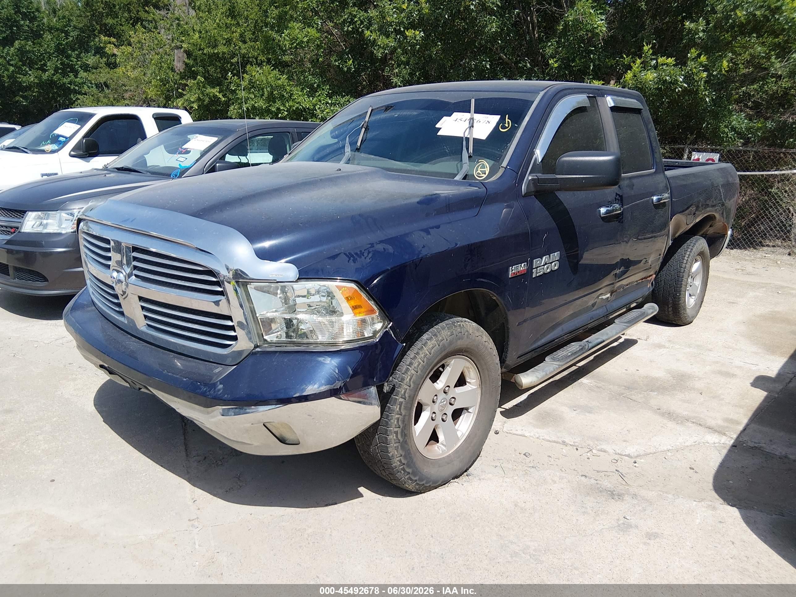 2015 Ram 1500 Big Horn Blue vin: 1C6RR7GT3FS763849