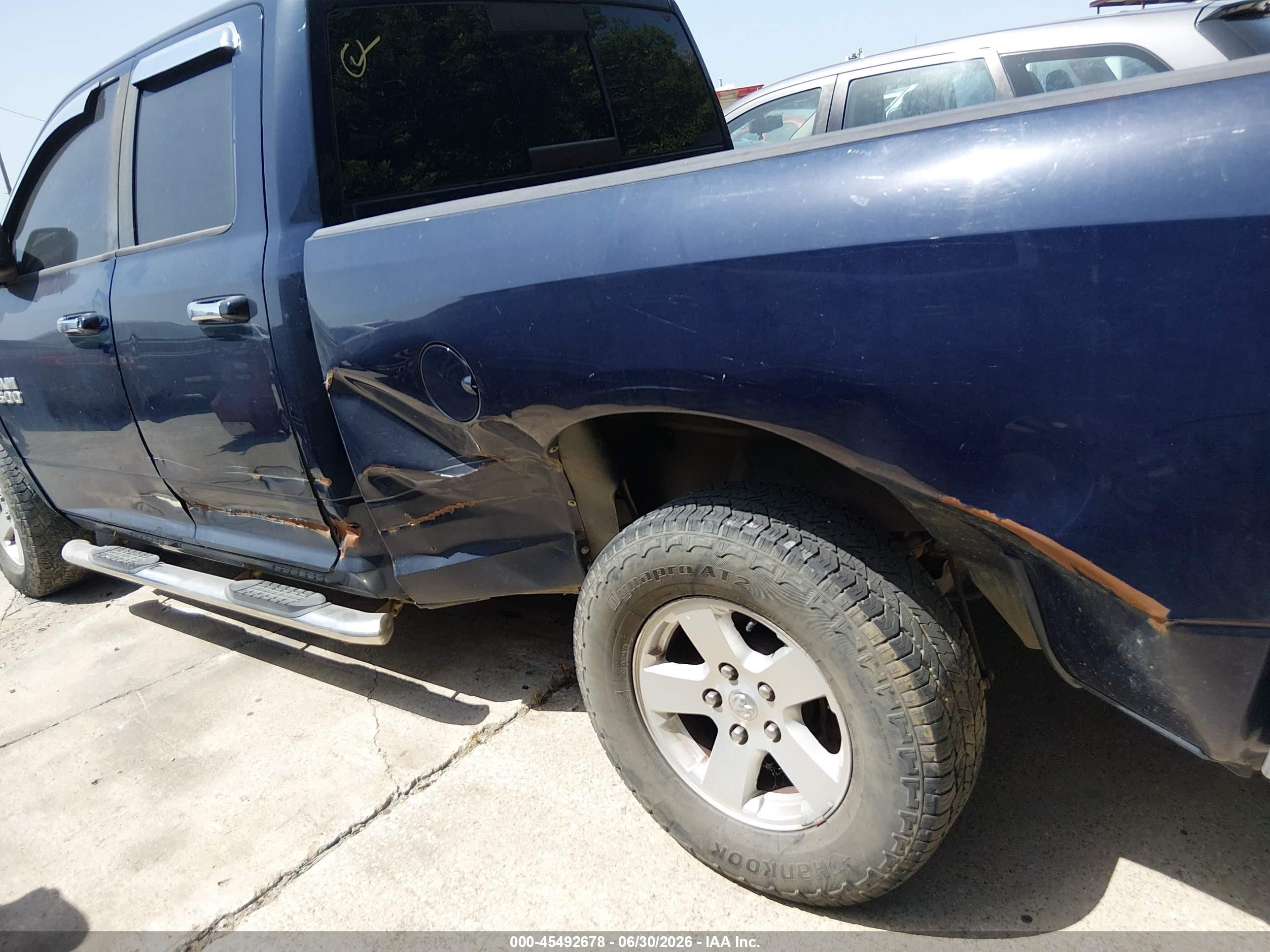2015 Ram 1500 Big Horn Blue vin: 1C6RR7GT3FS763849