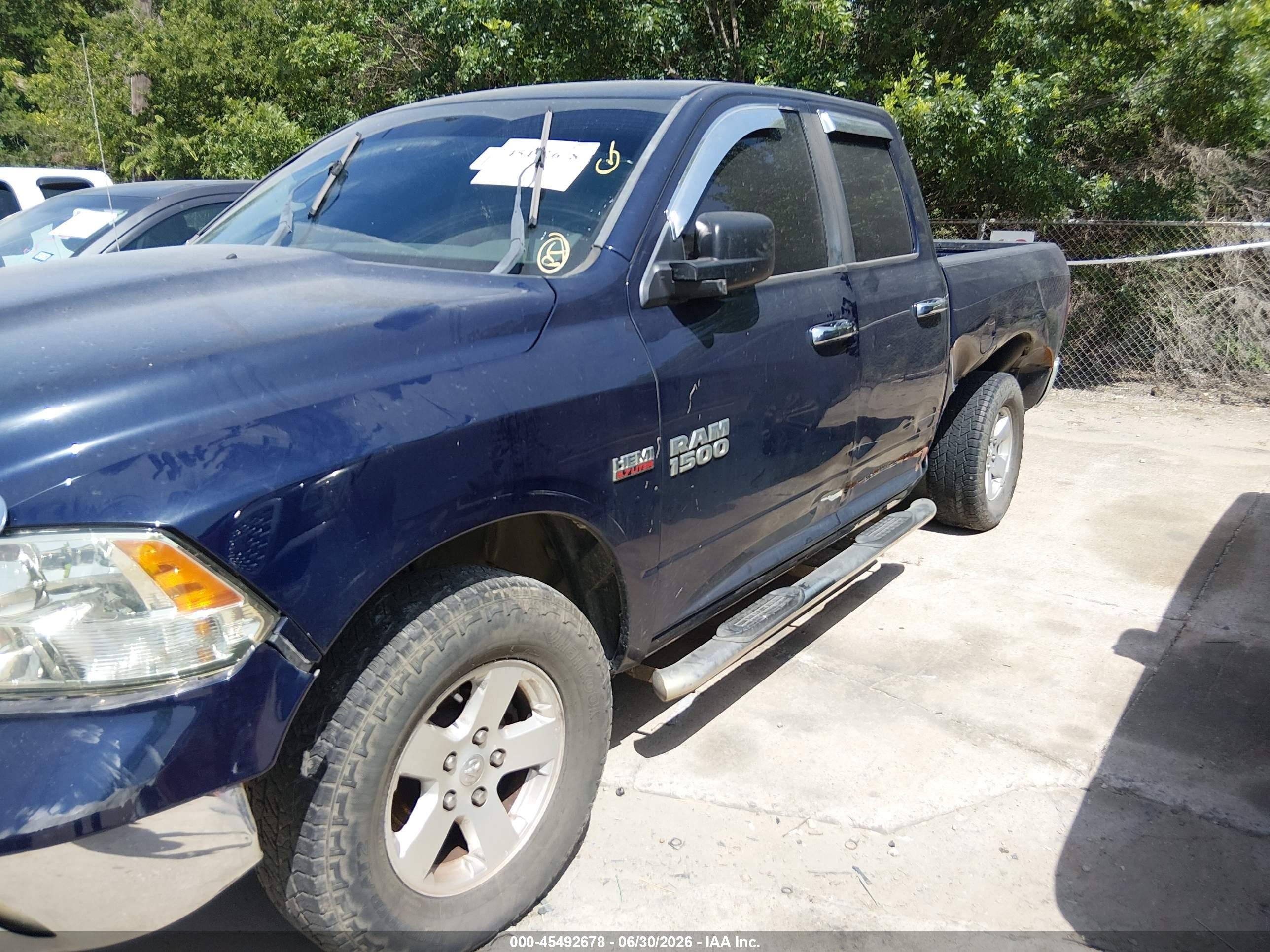 2015 Ram 1500 Big Horn Blue vin: 1C6RR7GT3FS763849