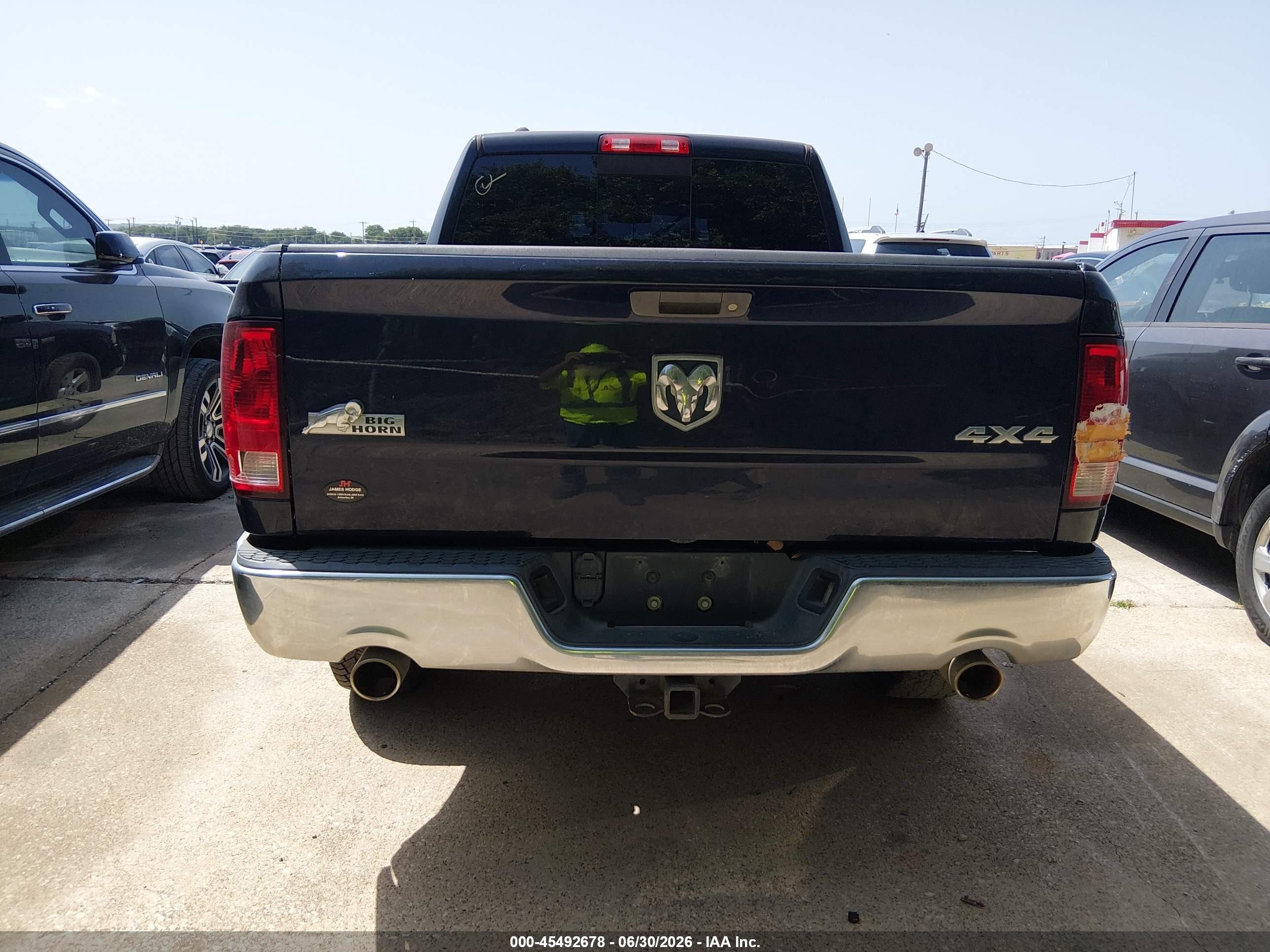 2015 Ram 1500 Big Horn Blue vin: 1C6RR7GT3FS763849