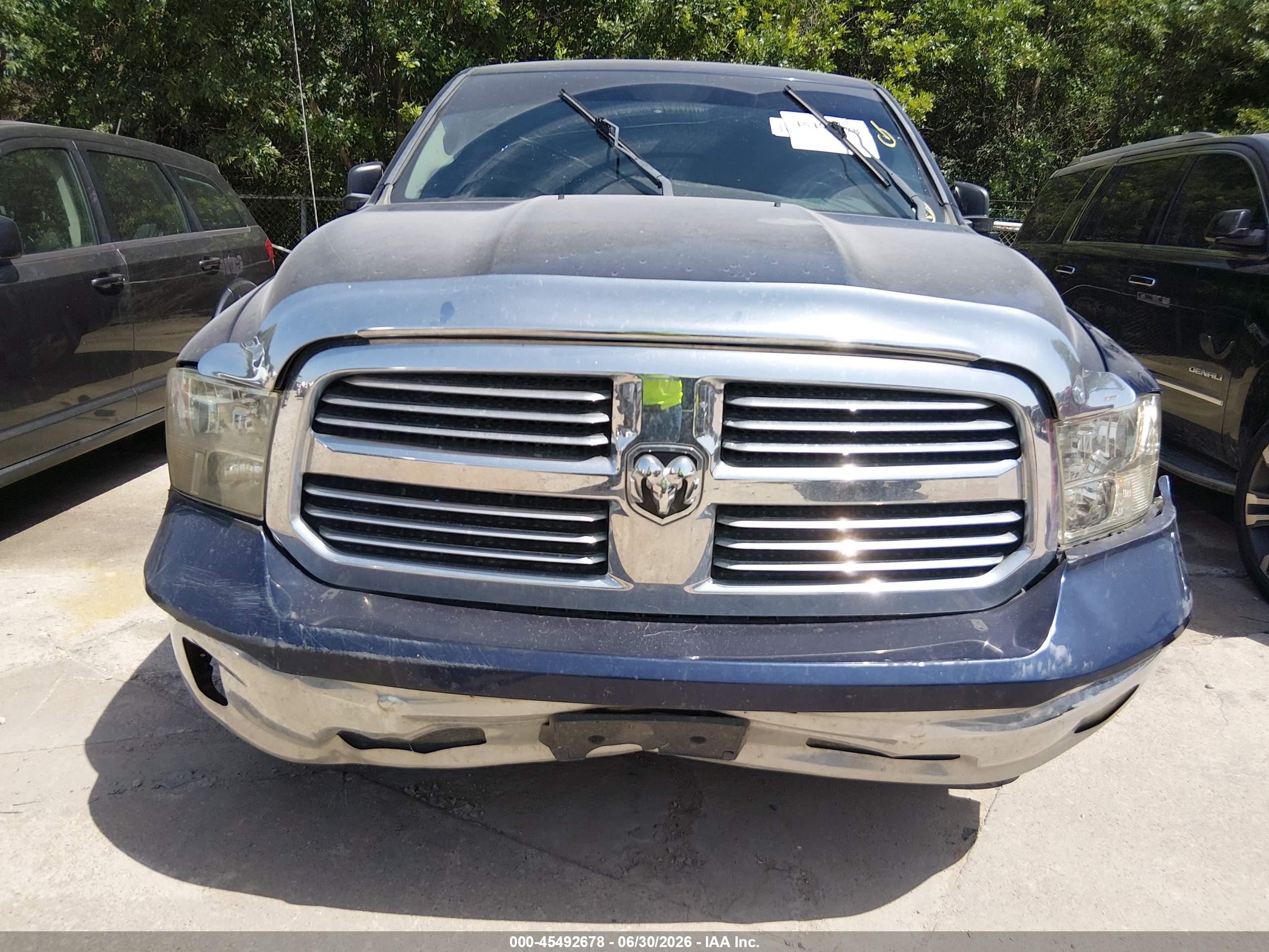 2015 Ram 1500 Big Horn Blue vin: 1C6RR7GT3FS763849
