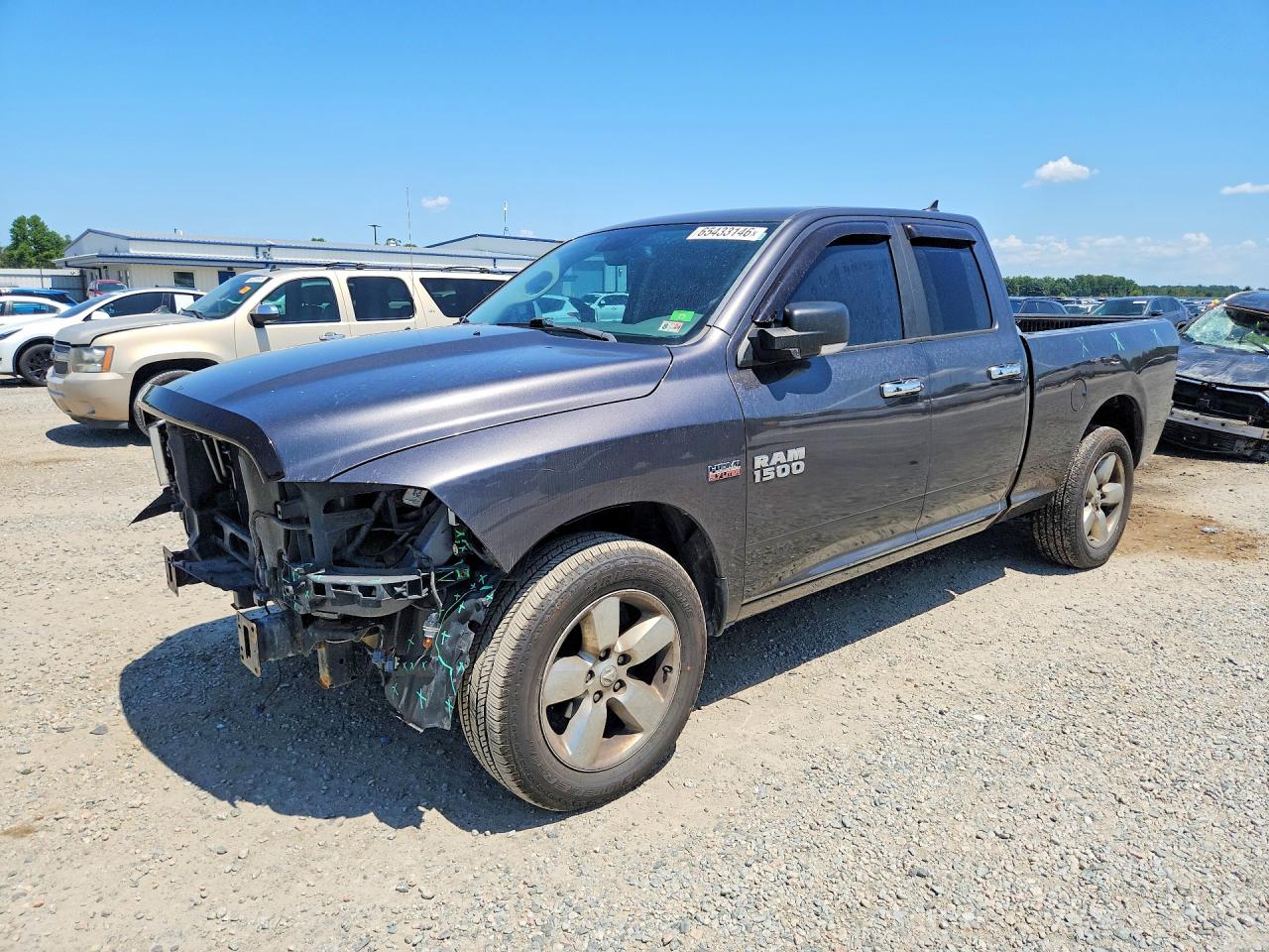 2017 Ram 1500 Slt Gray vin: 1C6RR7GT3HS798118