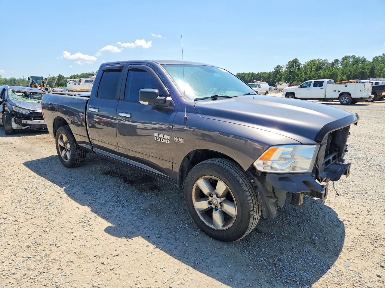 2017 Ram 1500 Slt Gray vin: 1C6RR7GT3HS798118