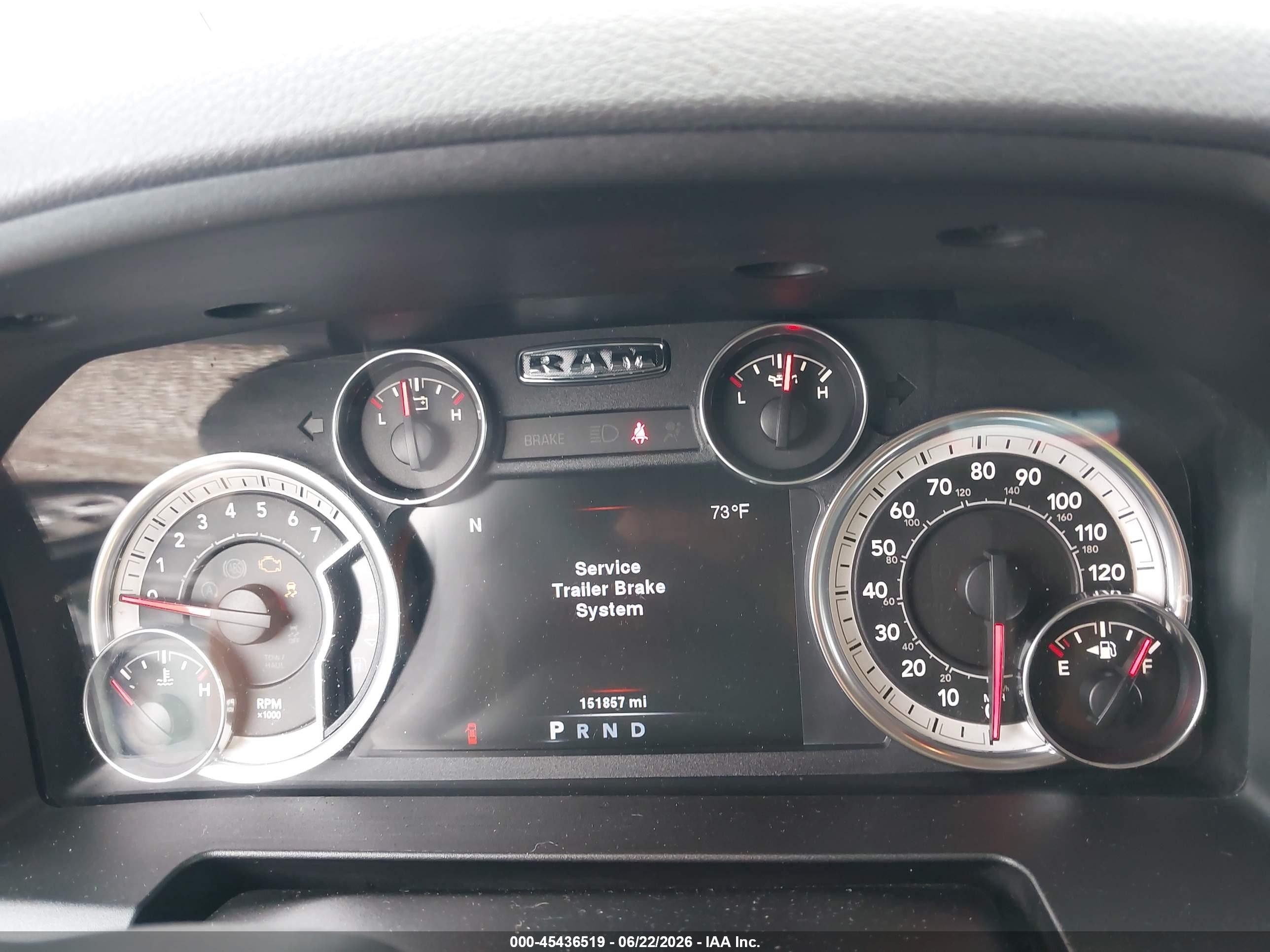 2013 Ram 1500 Big Horn Black vin: 1C6RR7GT4DS653275