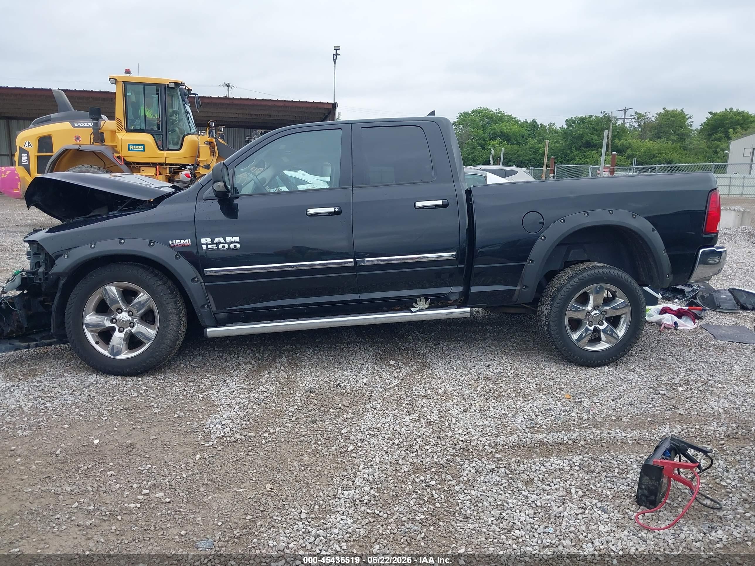 2013 Ram 1500 Big Horn Black vin: 1C6RR7GT4DS653275