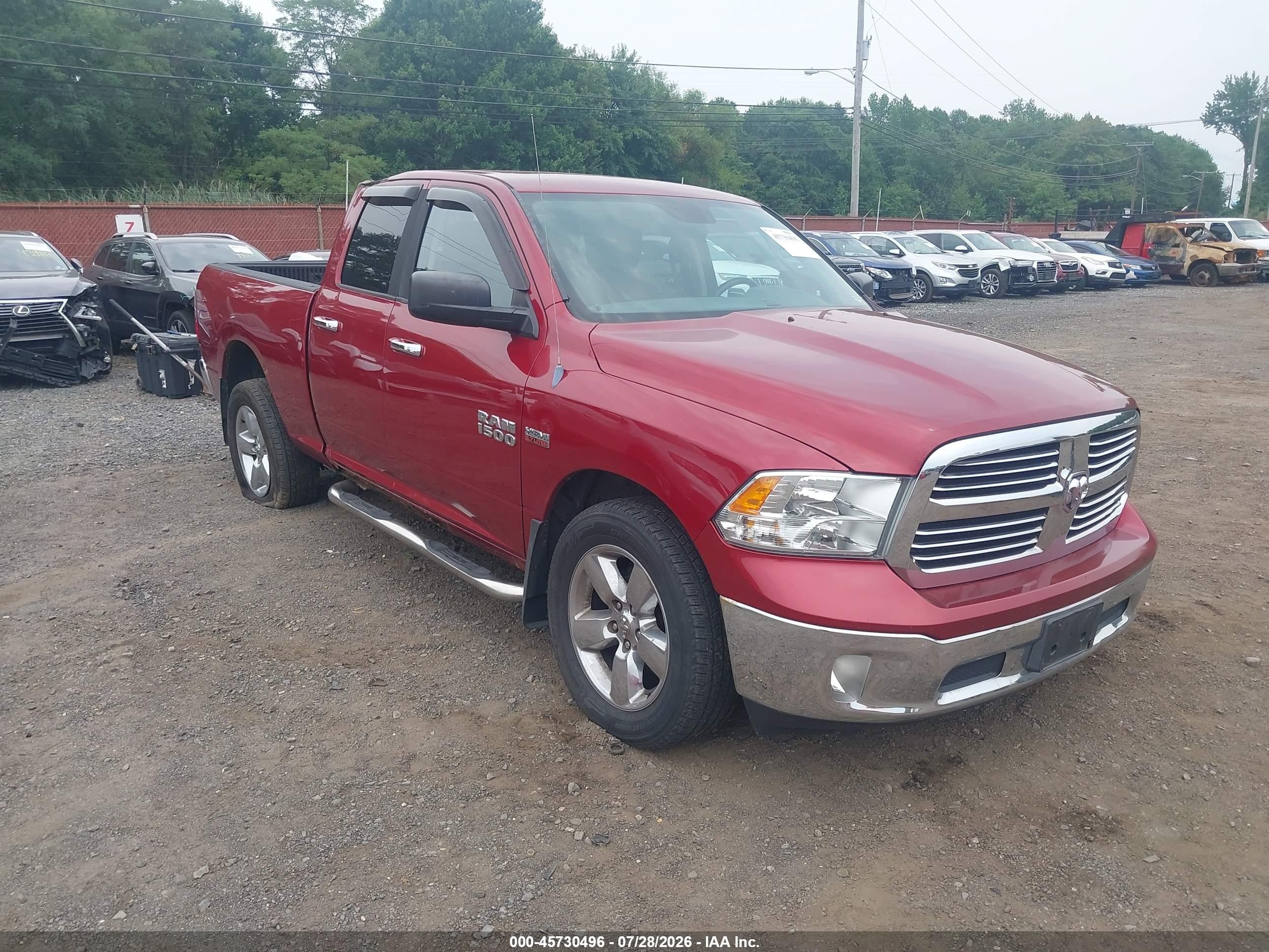 2013 Ram 1500   Red vin: 1C6RR7GT4DS694991