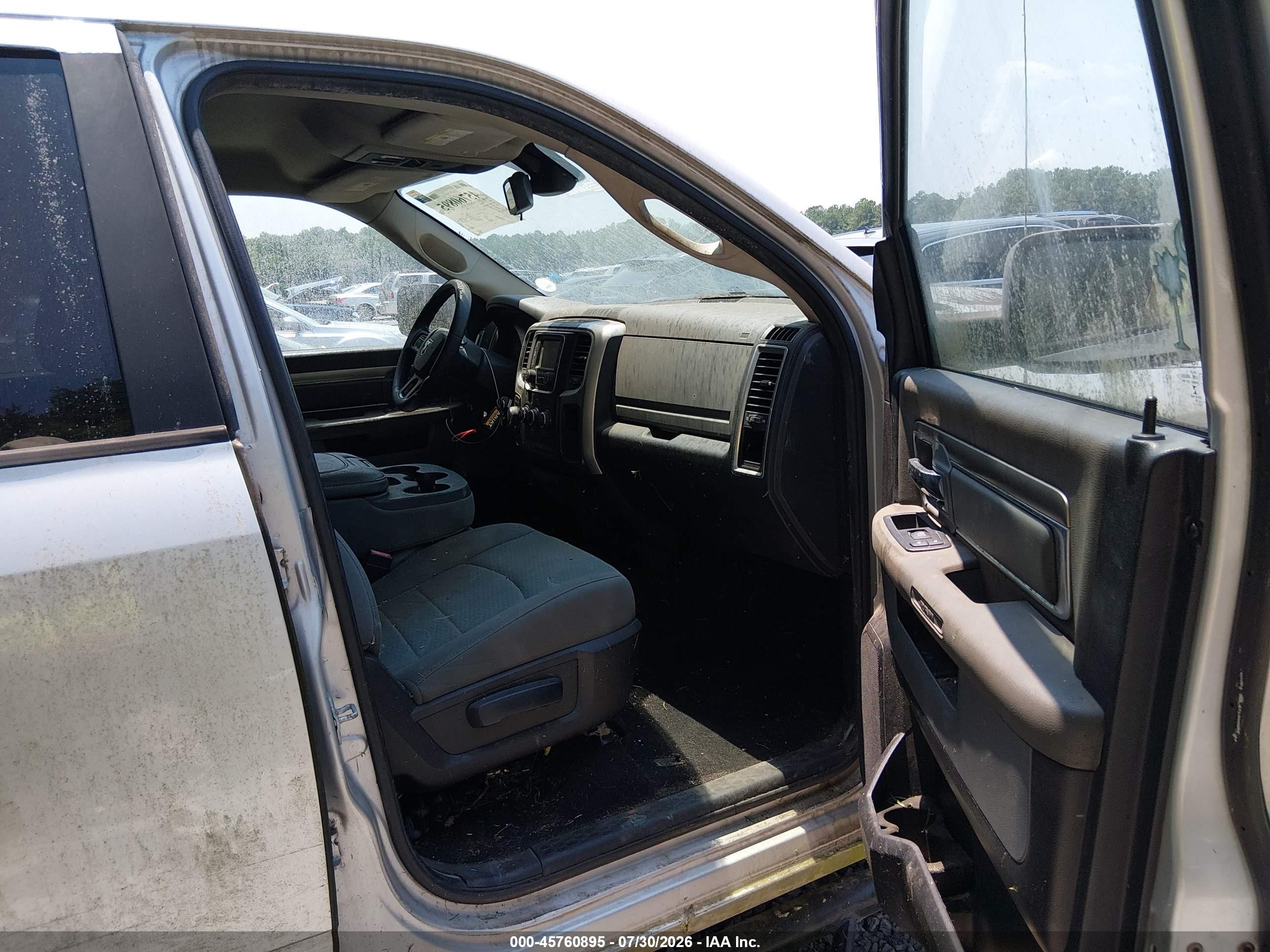 2014 Ram 1500 Slt Silver vin: 1C6RR7GT4ES294351