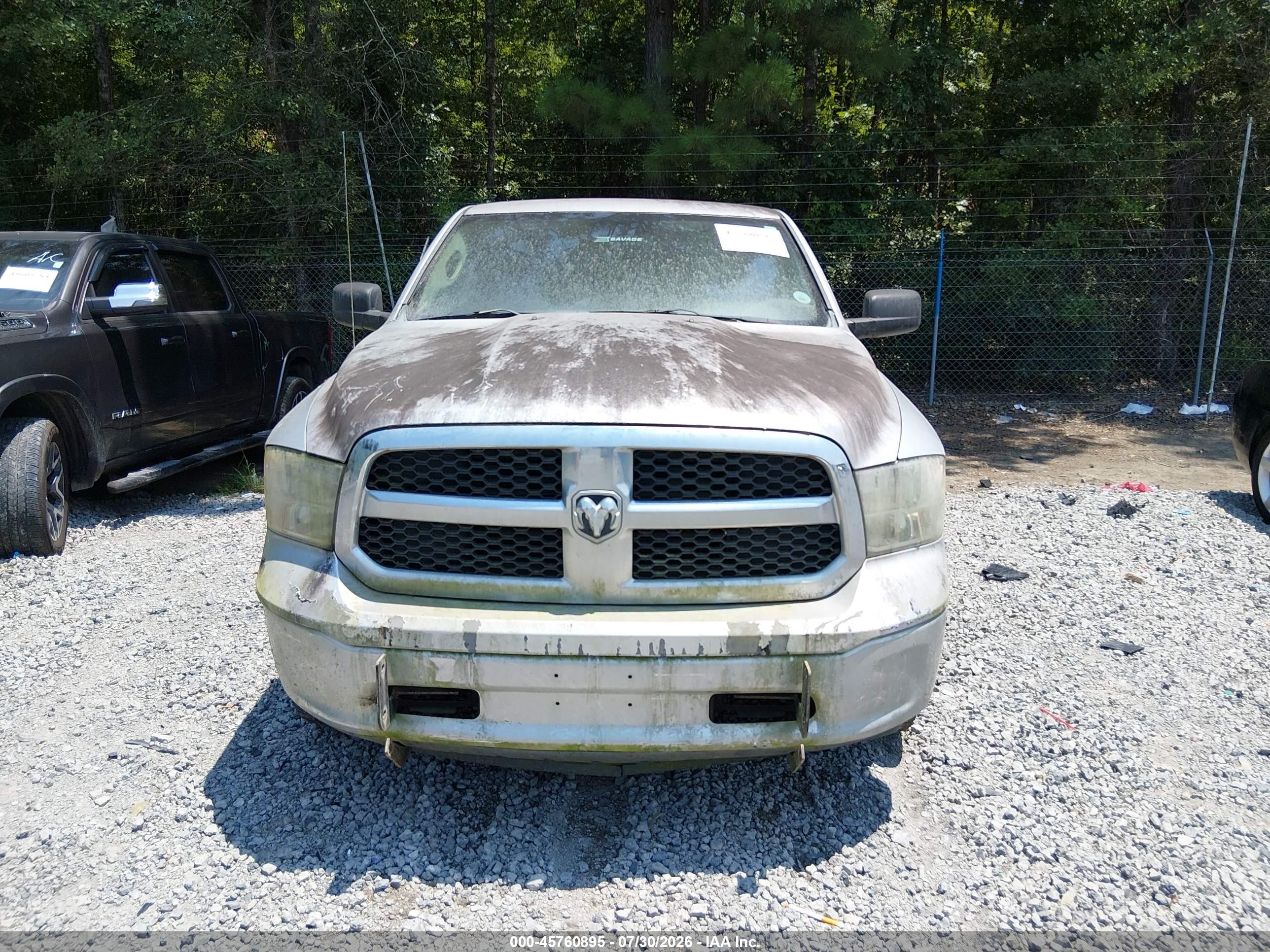 2014 Ram 1500 Slt Silver vin: 1C6RR7GT4ES294351
