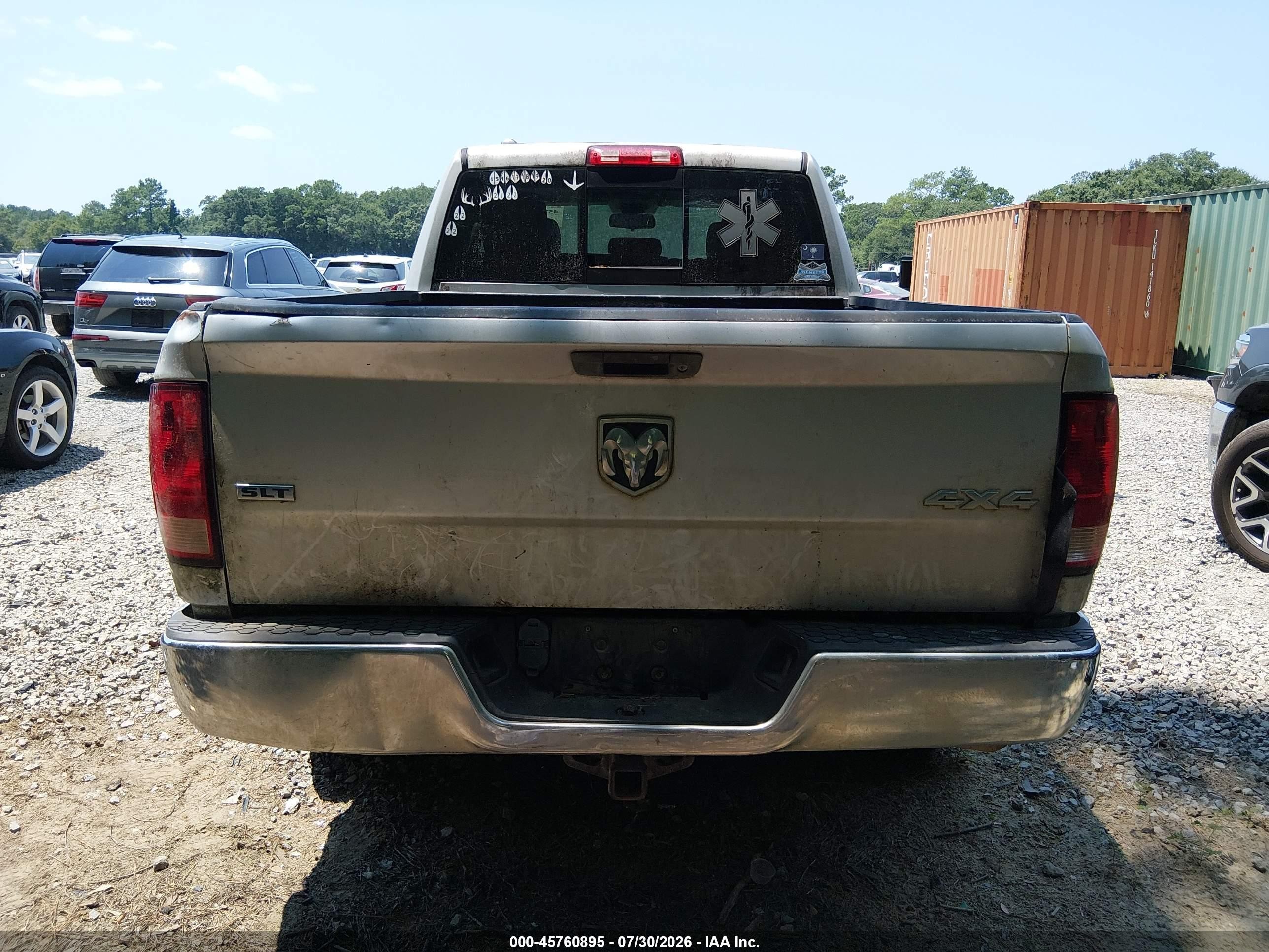 2014 Ram 1500 Slt Silver vin: 1C6RR7GT4ES294351