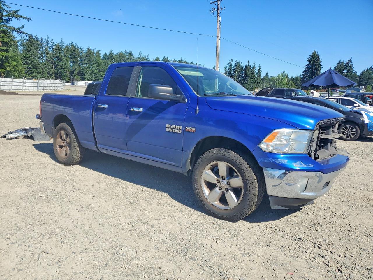 2014 Ram 1500 Slt Синий vin: 1C6RR7GT4ES359120