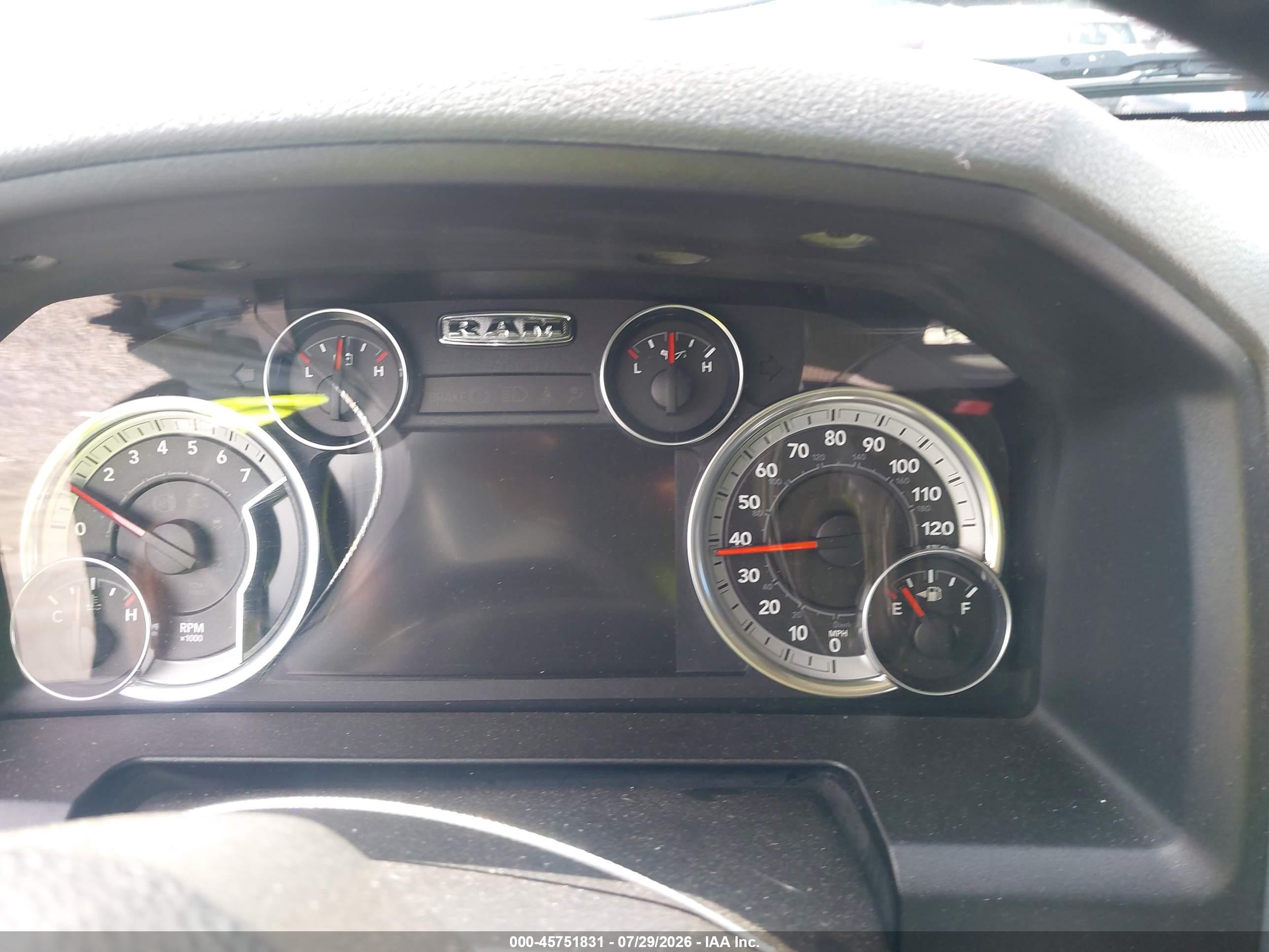 2013 Ram 1500 Outdoorsman Black vin: 1C6RR7GT5DS556926