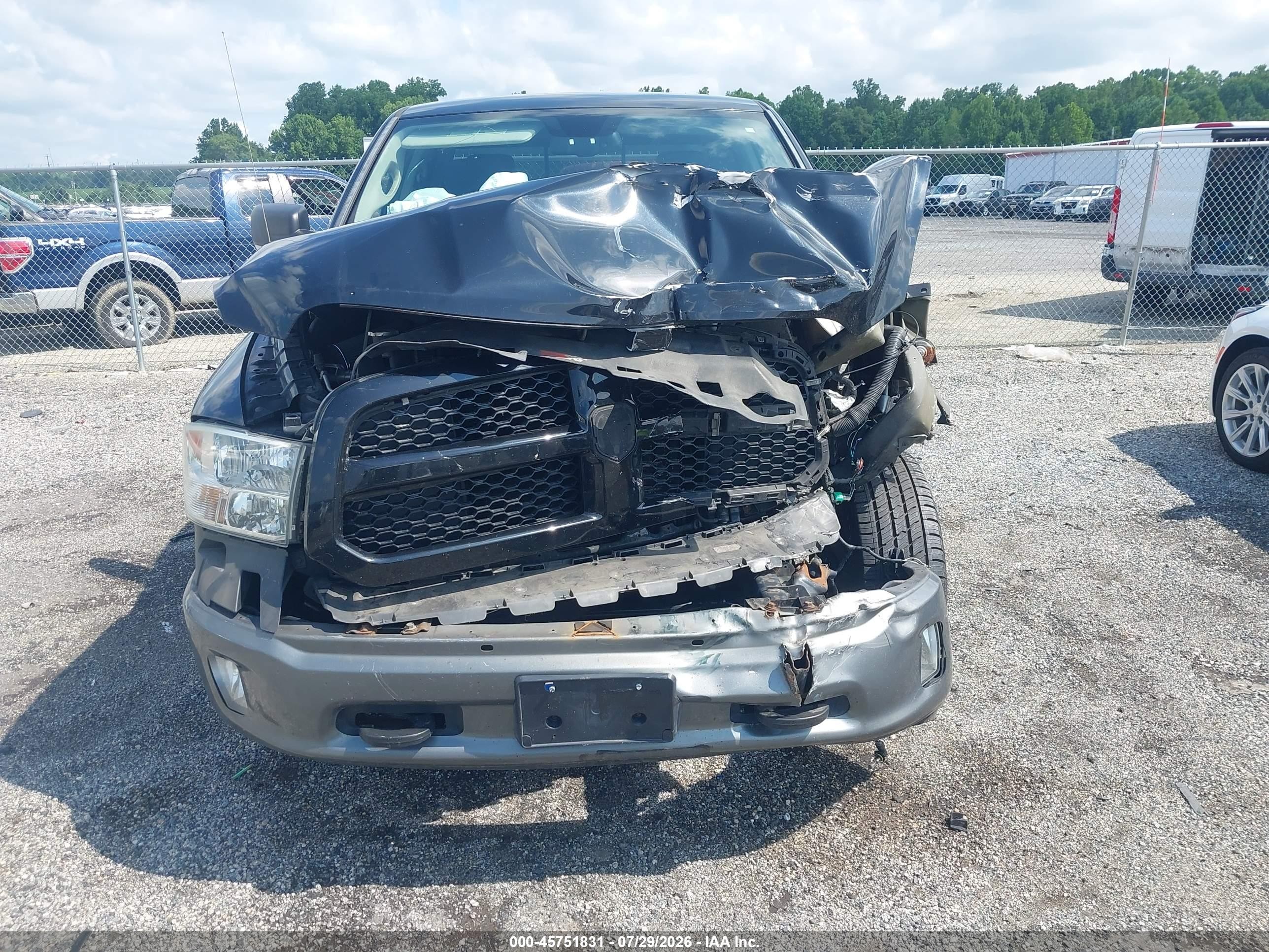 2013 Ram 1500 Outdoorsman Black vin: 1C6RR7GT5DS556926