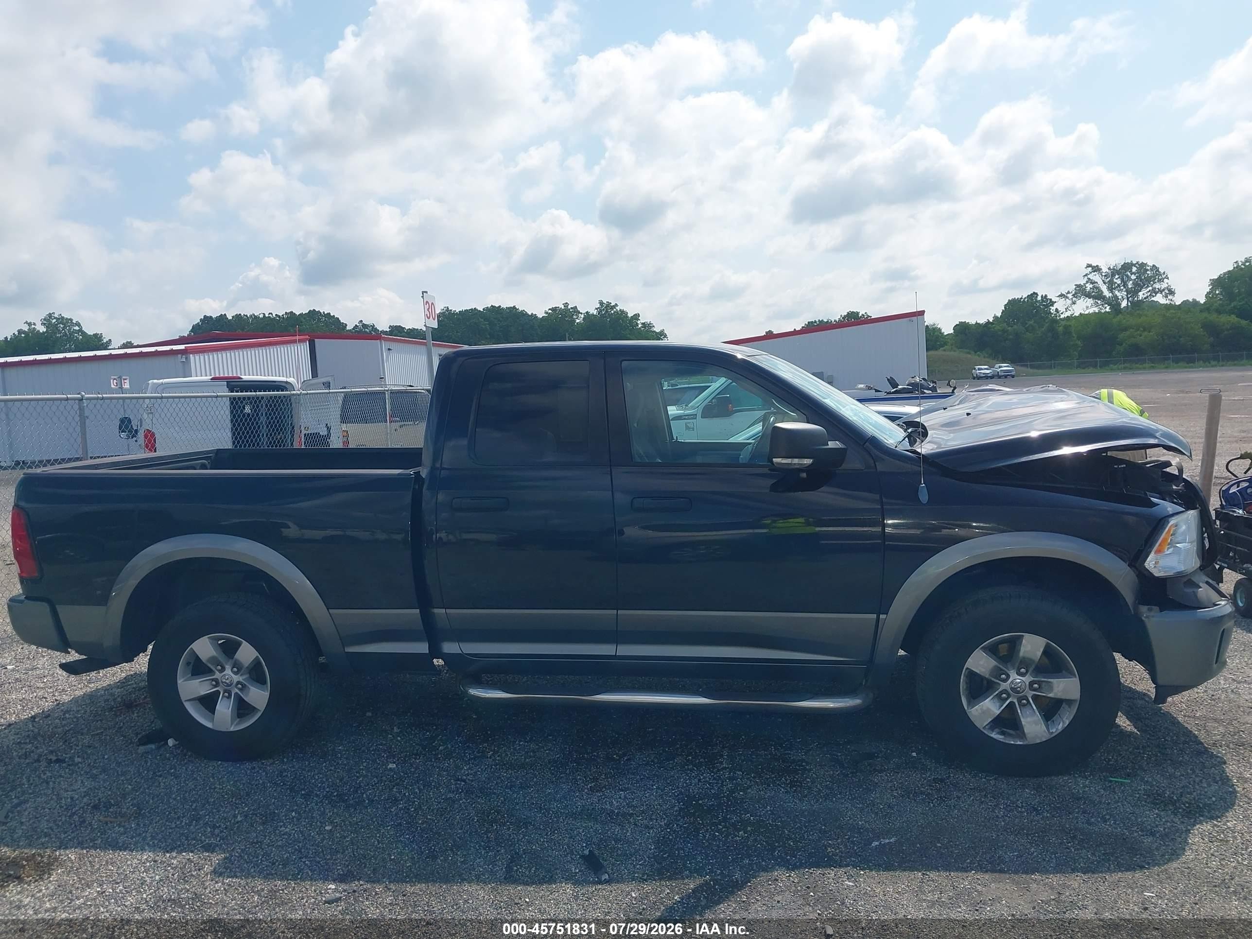 2013 Ram 1500 Outdoorsman Black vin: 1C6RR7GT5DS556926