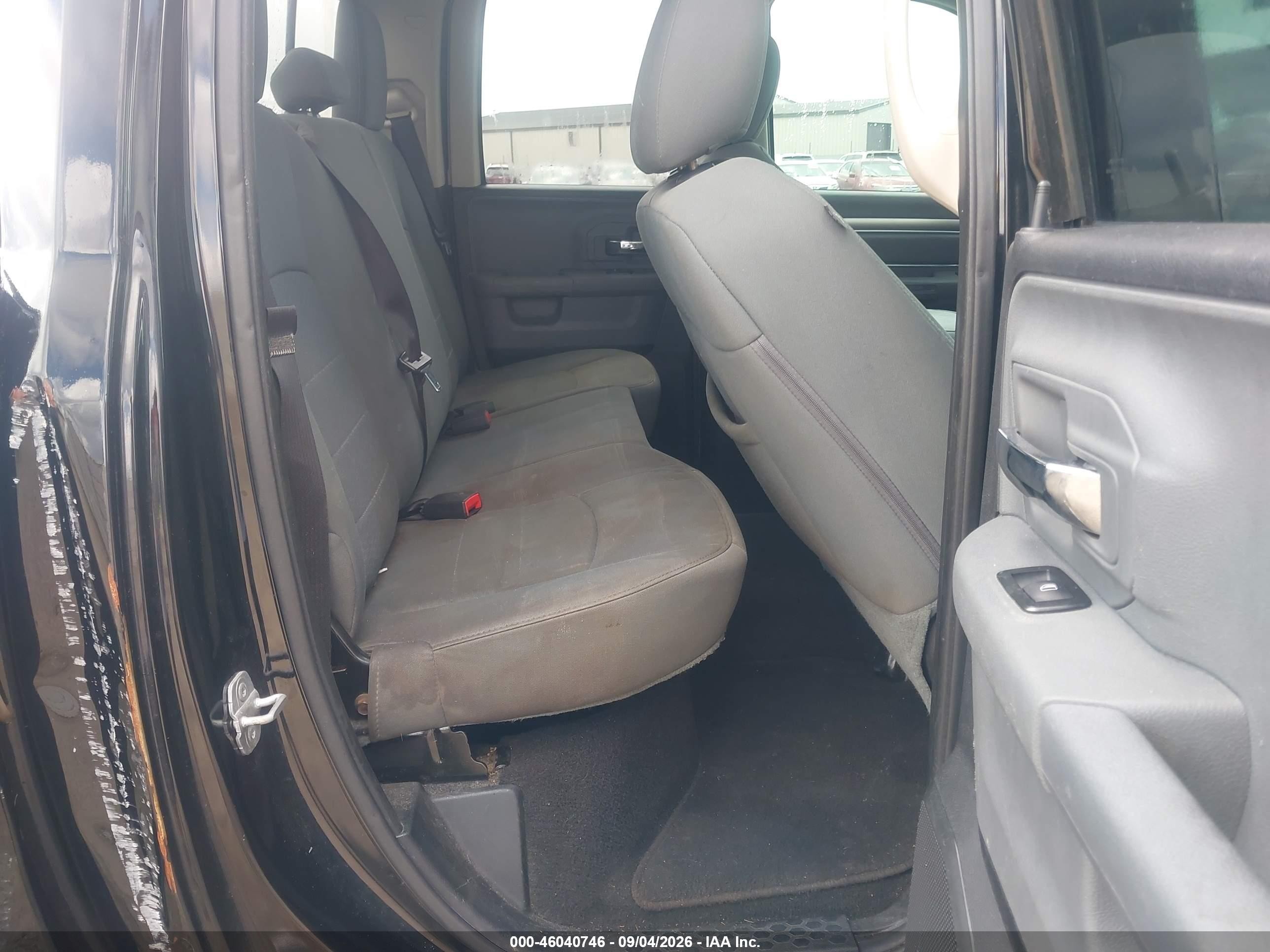 2013 Ram 1500 Slt Black vin: 1C6RR7GT5DS609639