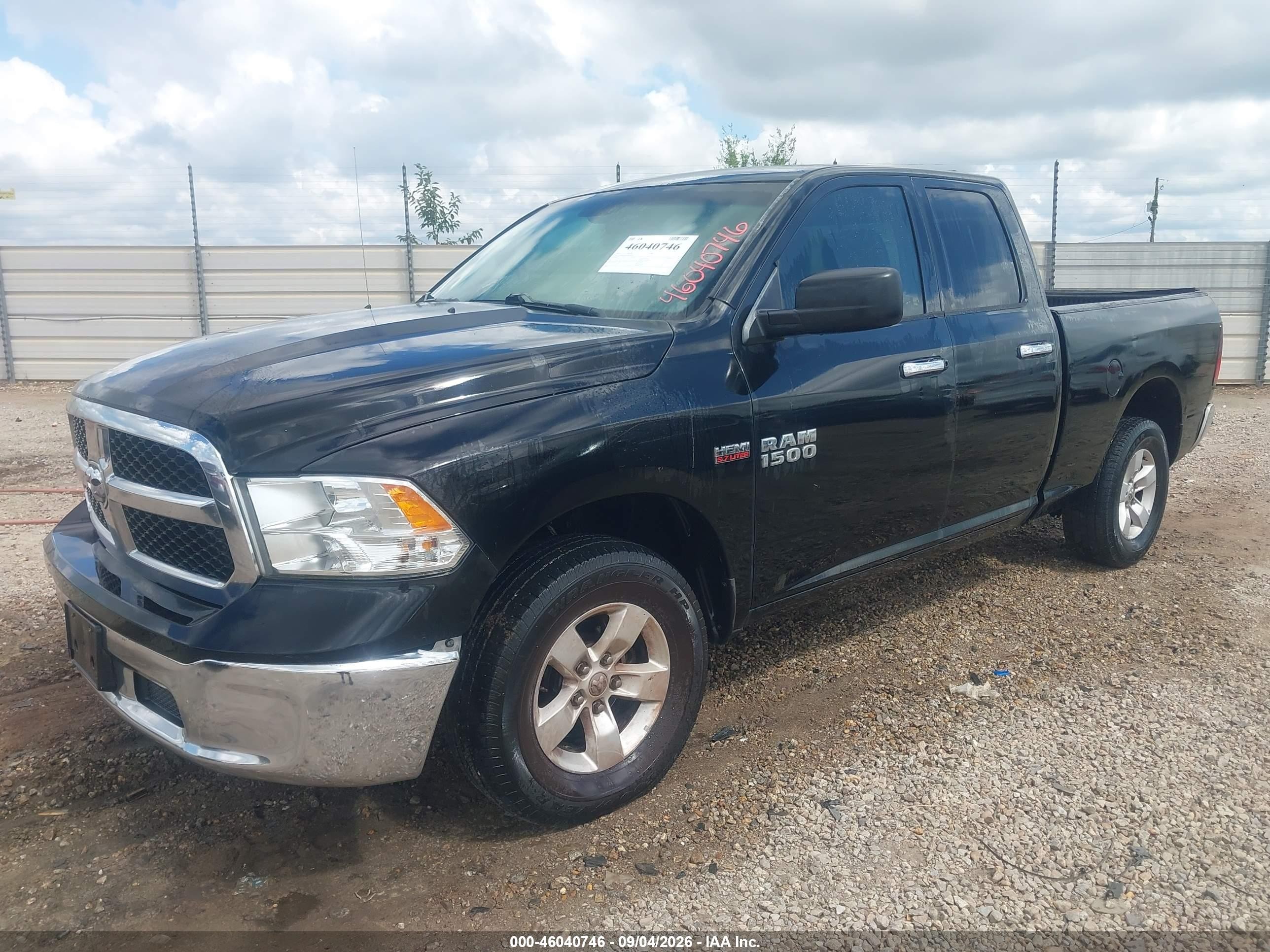 2013 Ram 1500 Slt Black vin: 1C6RR7GT5DS609639