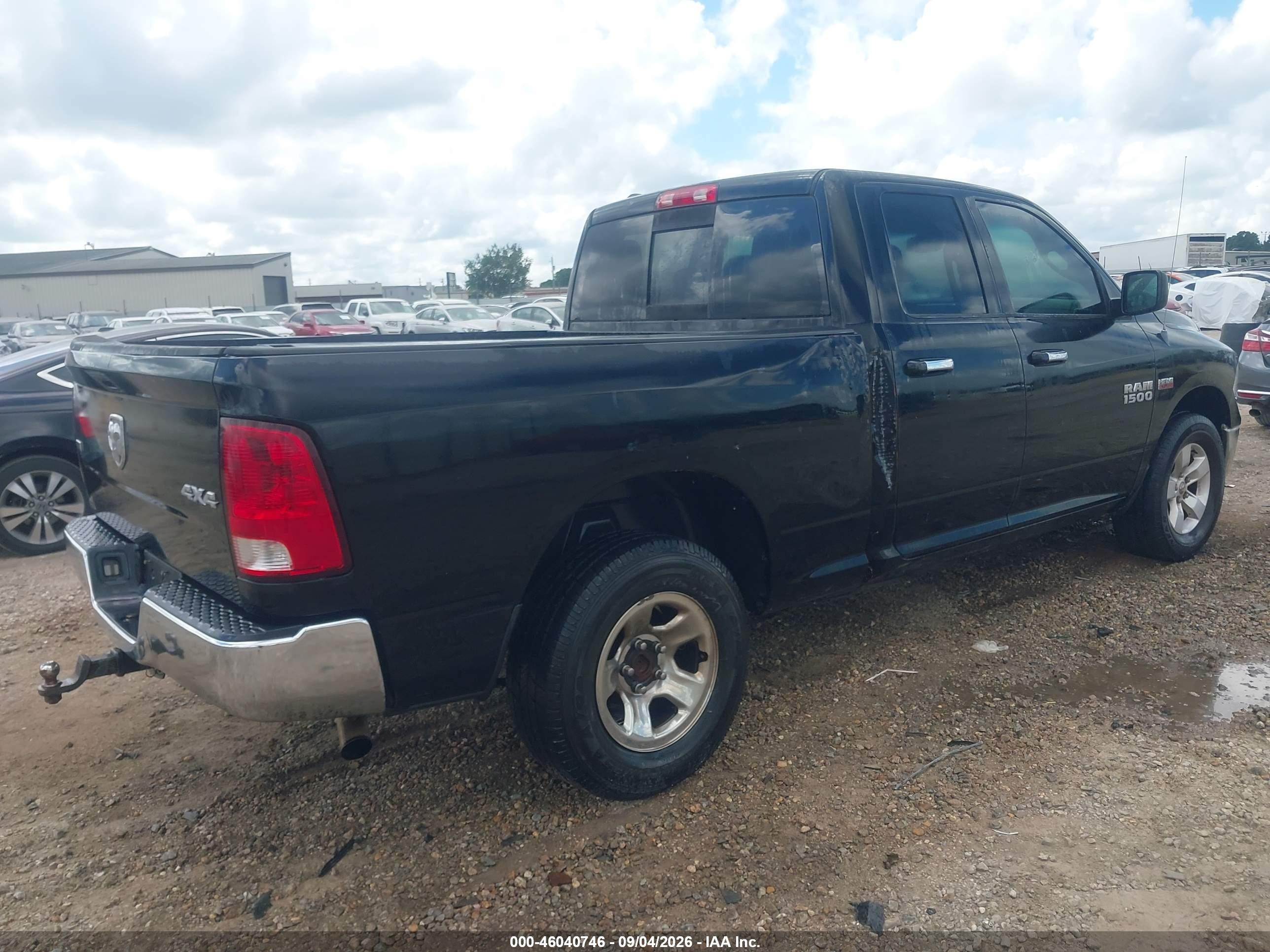 2013 Ram 1500 Slt Black vin: 1C6RR7GT5DS609639