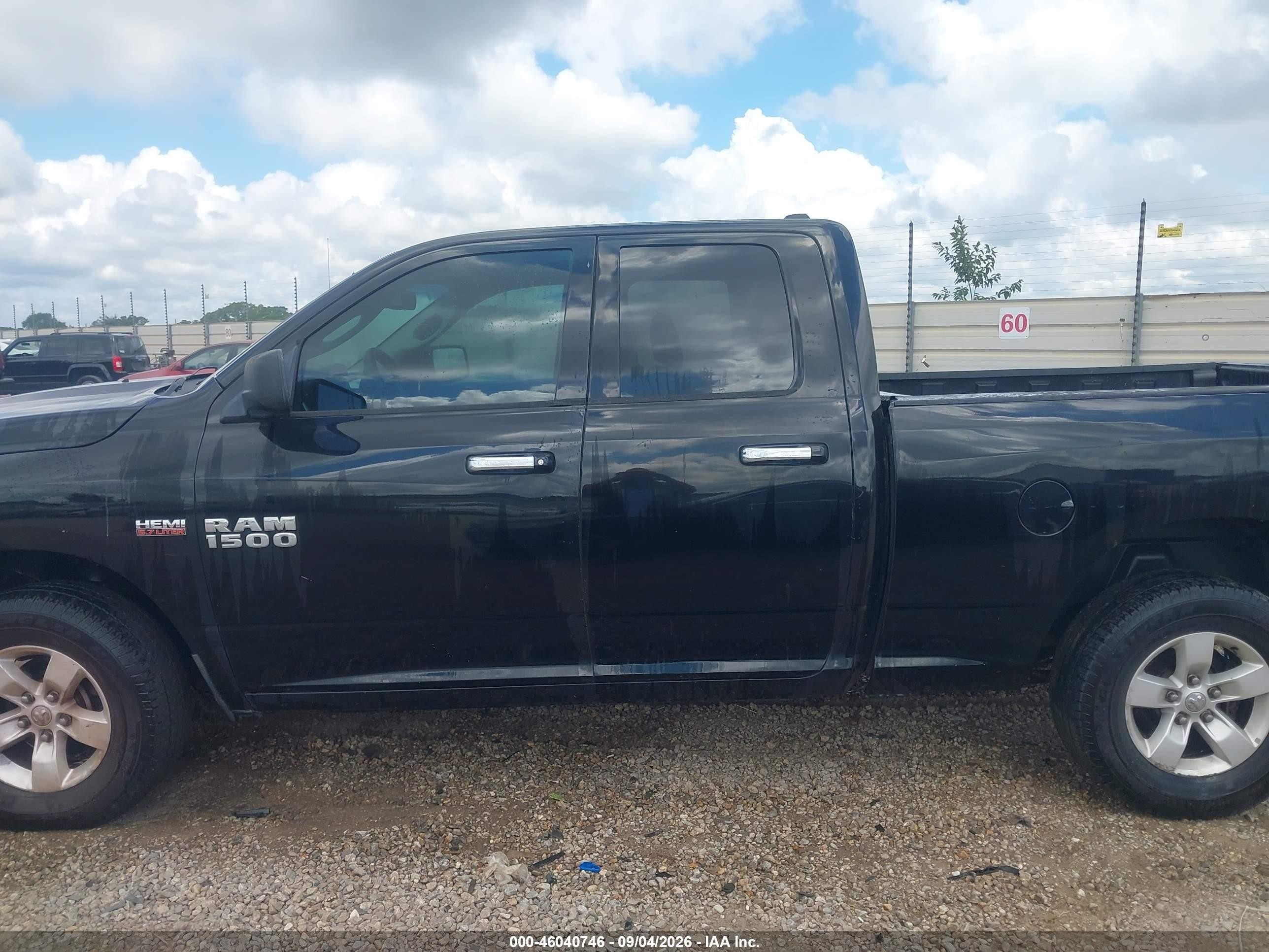 2013 Ram 1500 Slt Black vin: 1C6RR7GT5DS609639