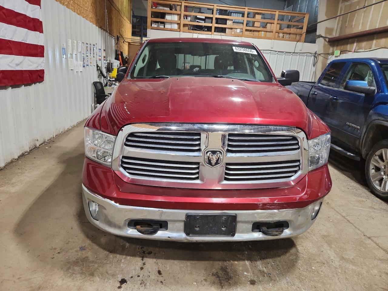 2013 Ram 1500 Slt Red vin: 1C6RR7GT5DS658341
