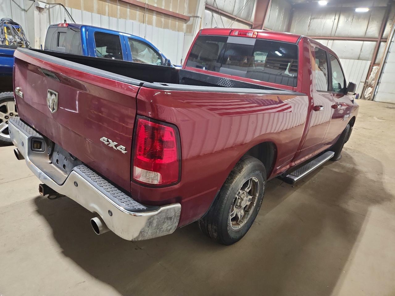 2013 Ram 1500 Slt Red vin: 1C6RR7GT5DS658341